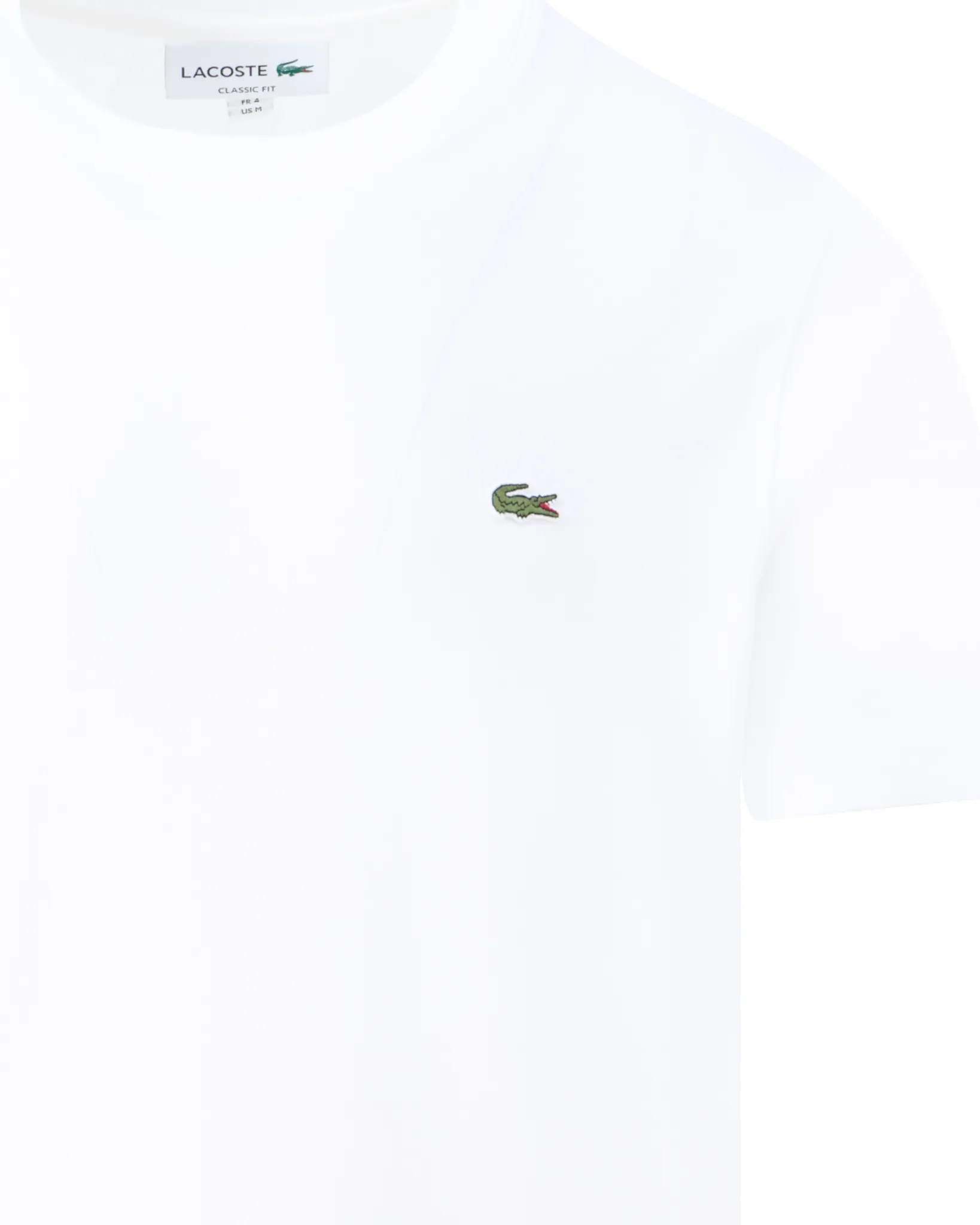 Lacoste T-shirt Wit 110326-001-3