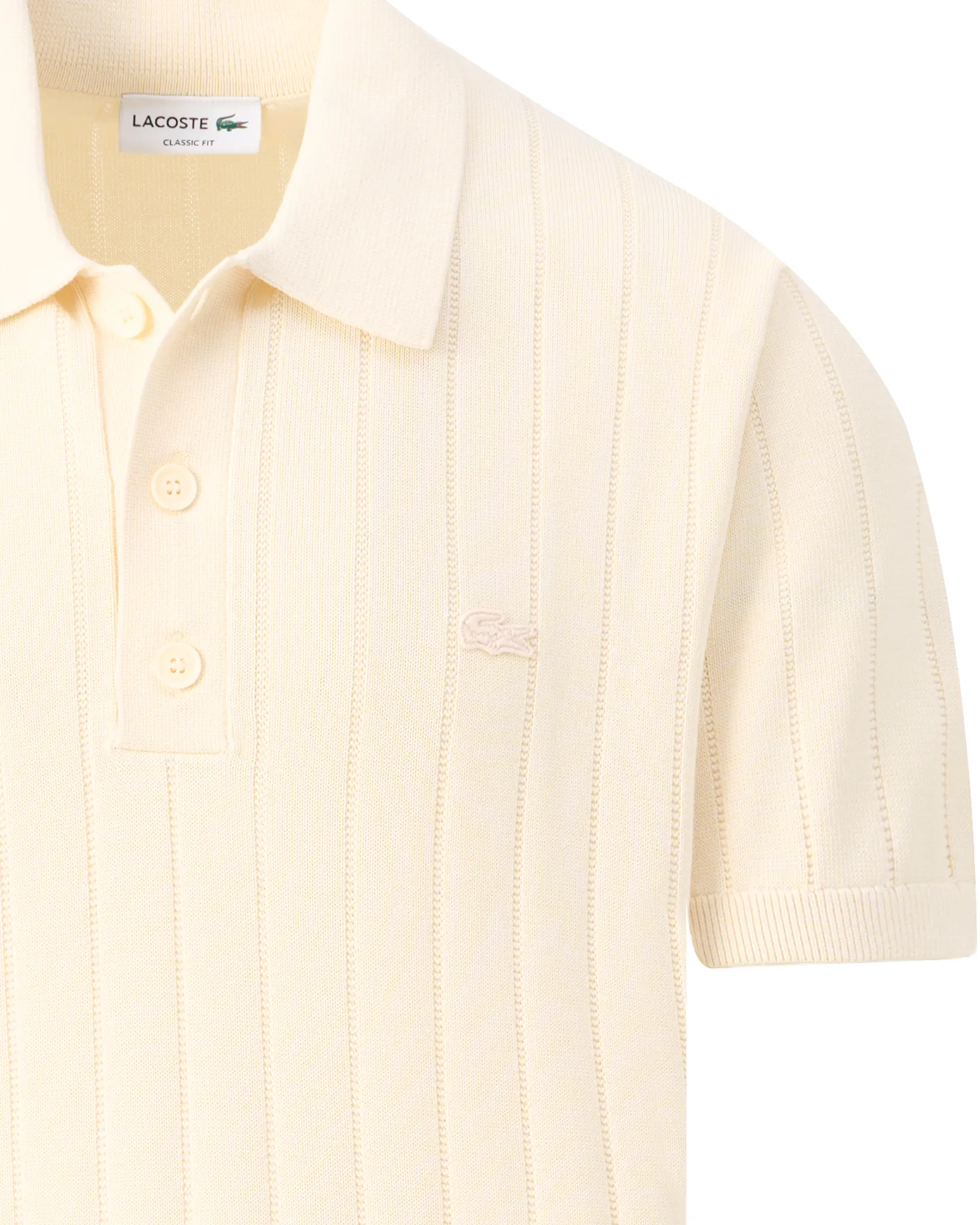 Lacoste Polo Korte mouw Beige 110344-001-5