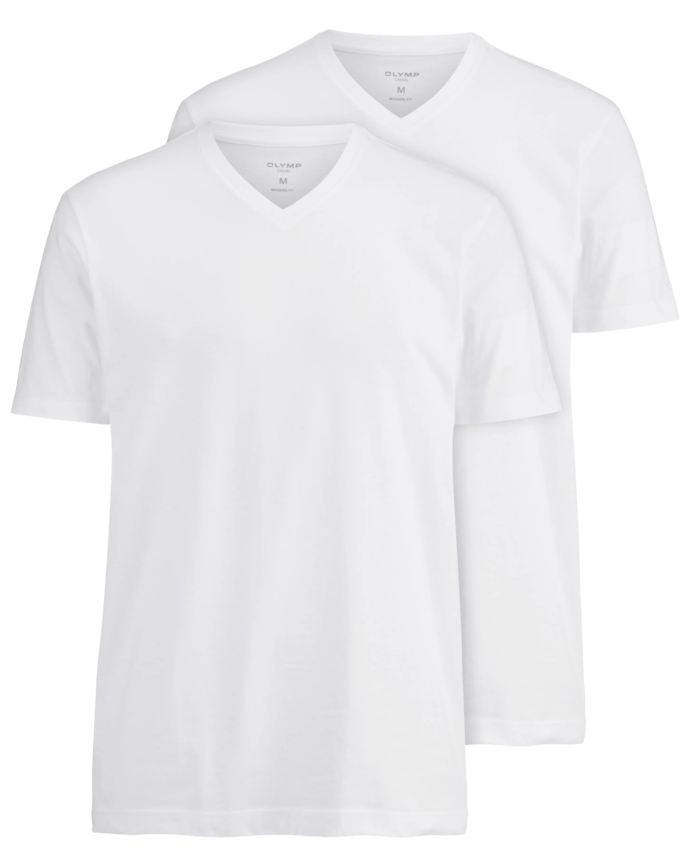 OLYMP T-shirt Wit 110368-001-XL