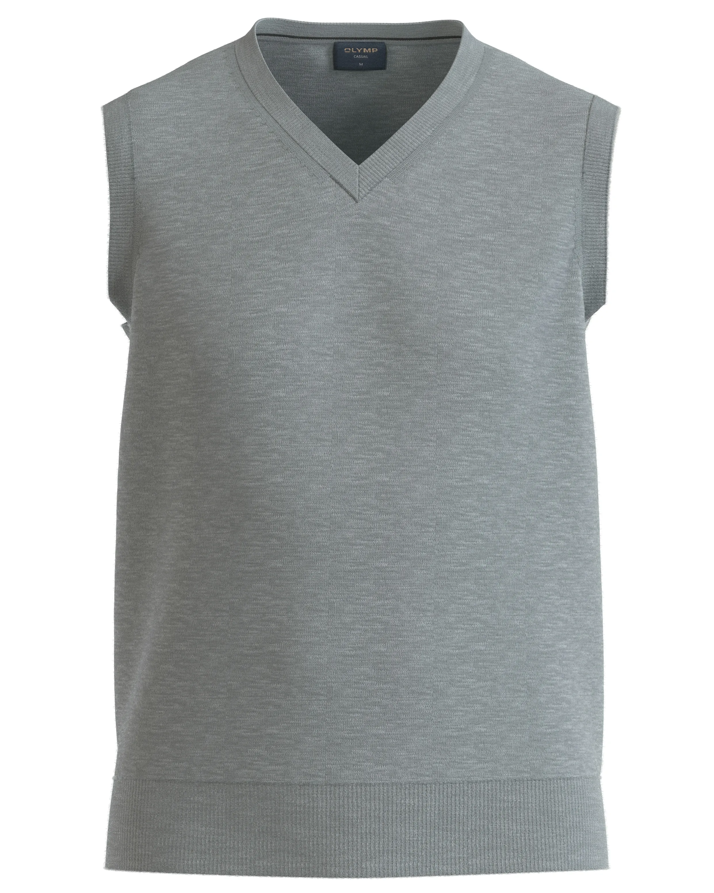 OLYMP Trui V-hals Licht grijs 110370-001-XXL