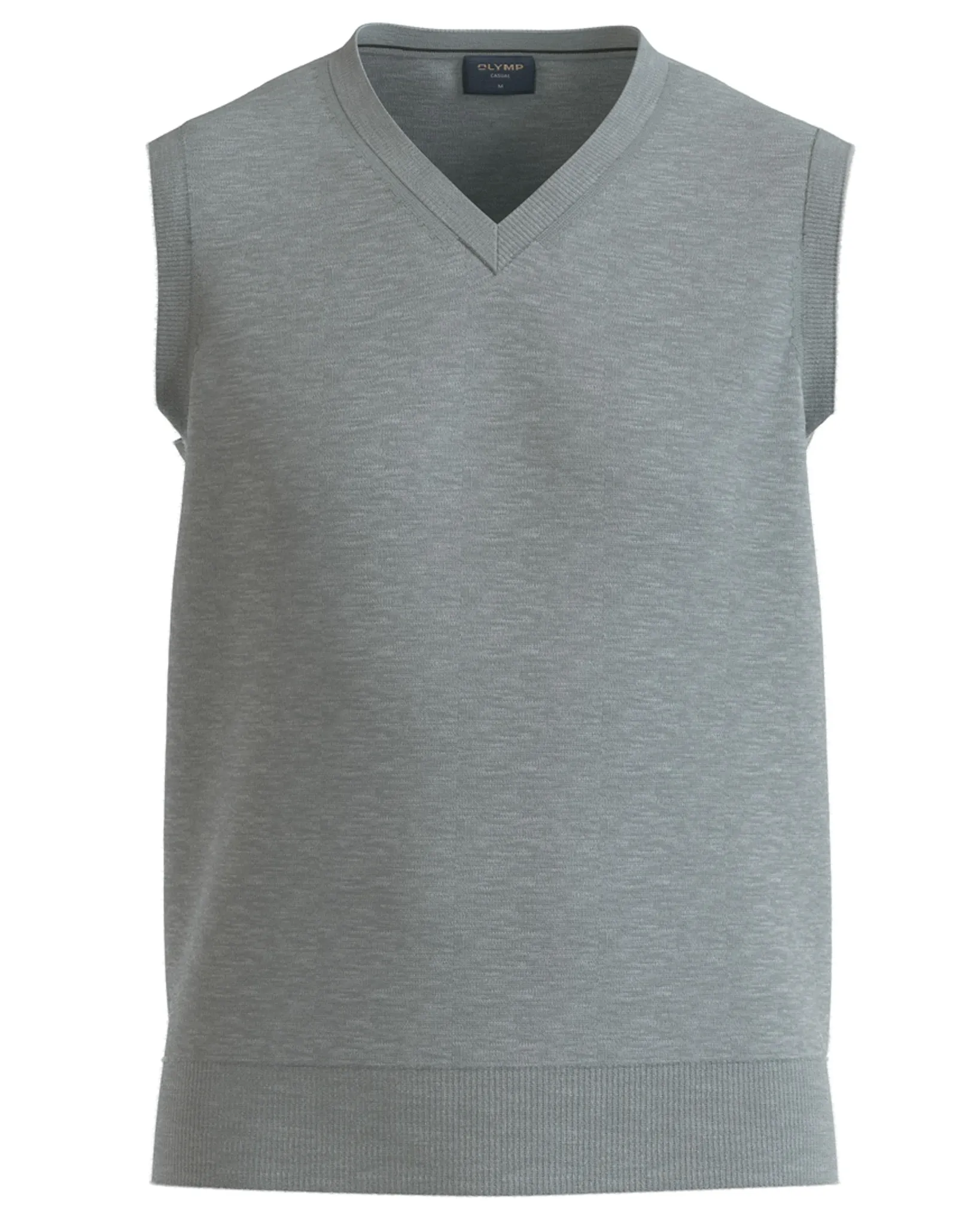 OLYMP Trui V-hals Licht grijs 110370-001-XXL