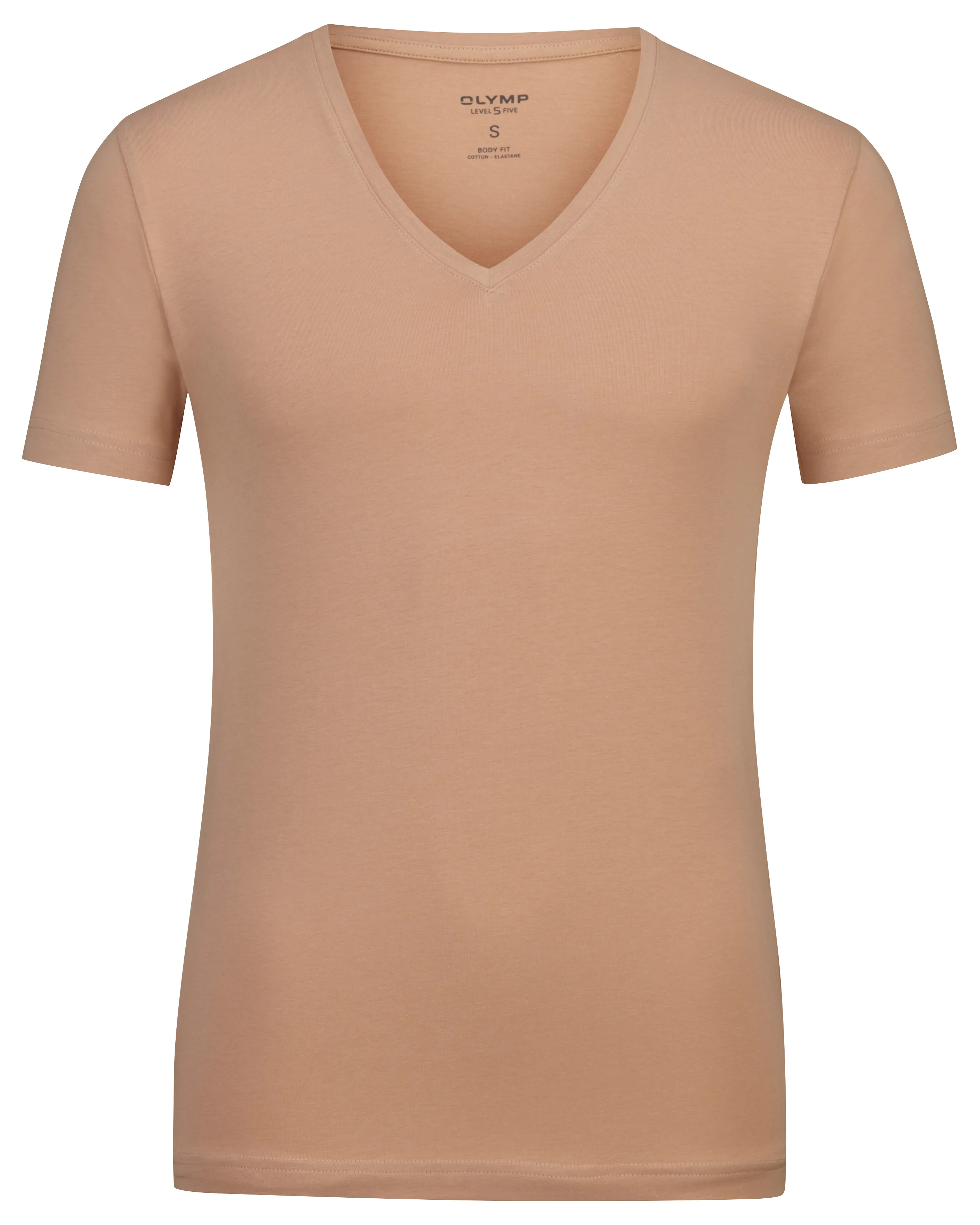 OLYMP T-shirt Geel 110371-001-XL