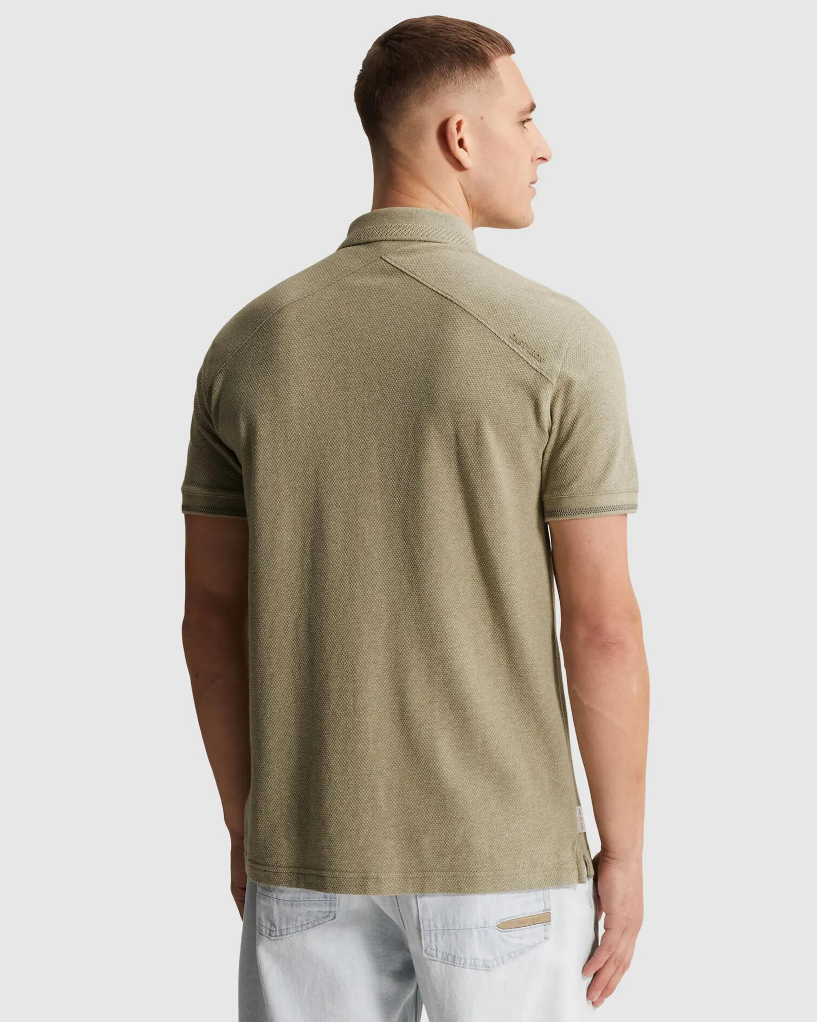 Cast Iron Polo Korte mouw Bruin 110377-001-L