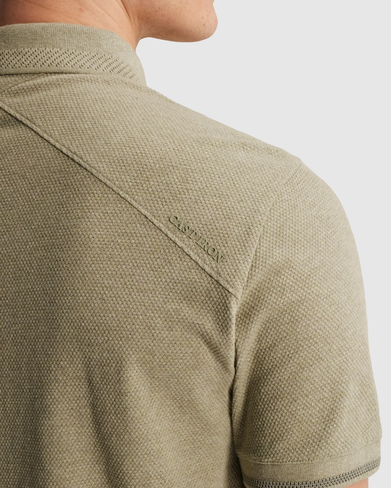 Cast Iron Polo Korte mouw Bruin 110377-001-L