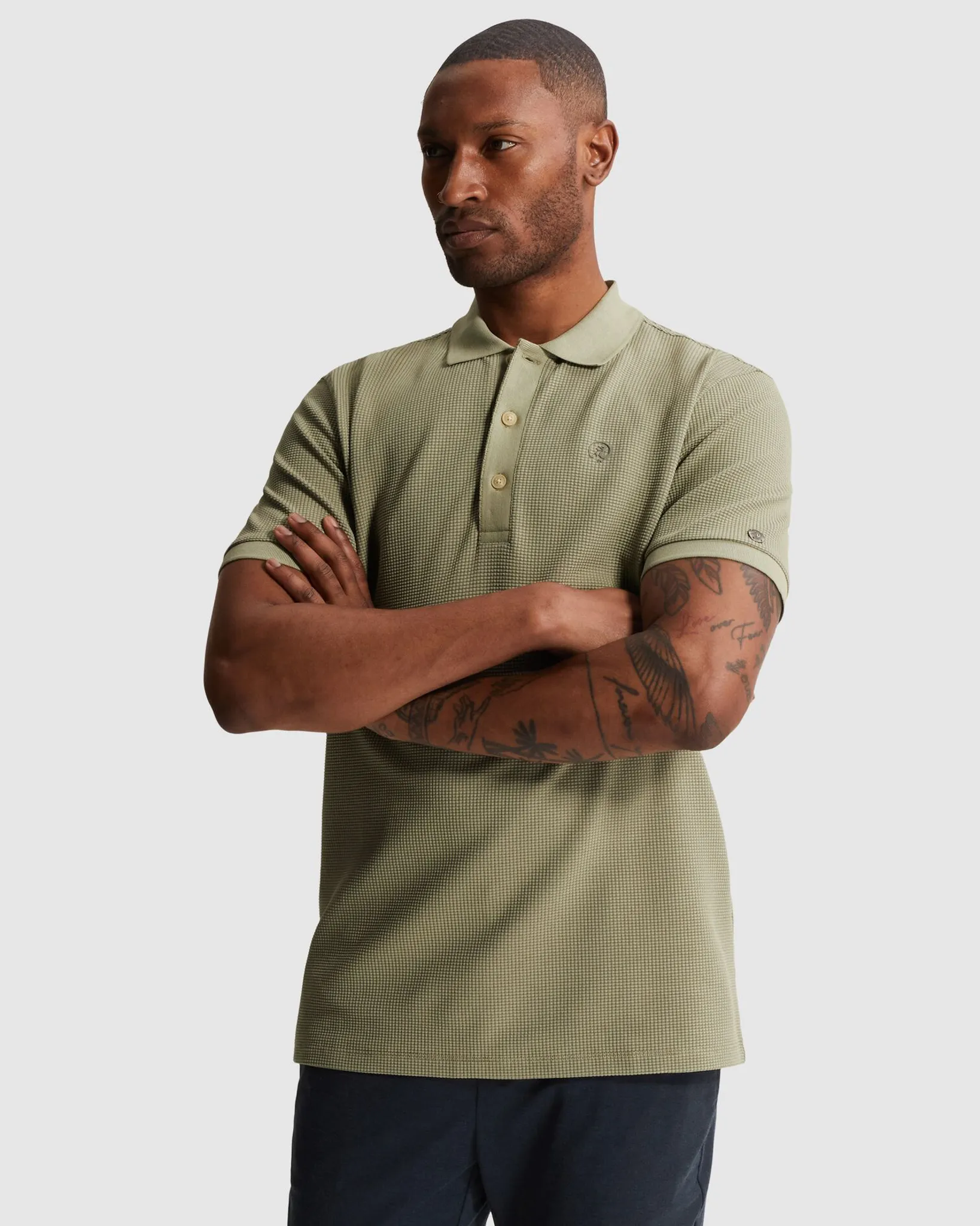 Cast Iron Polo Korte mouw Bruin 110378-001-L