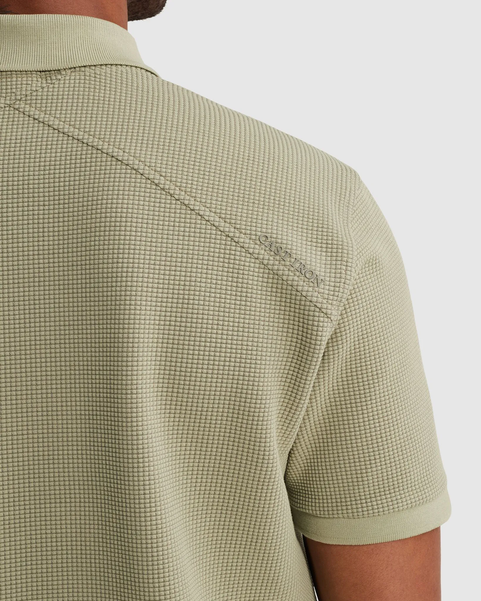 Cast Iron Polo Korte mouw Bruin 110378-001-L