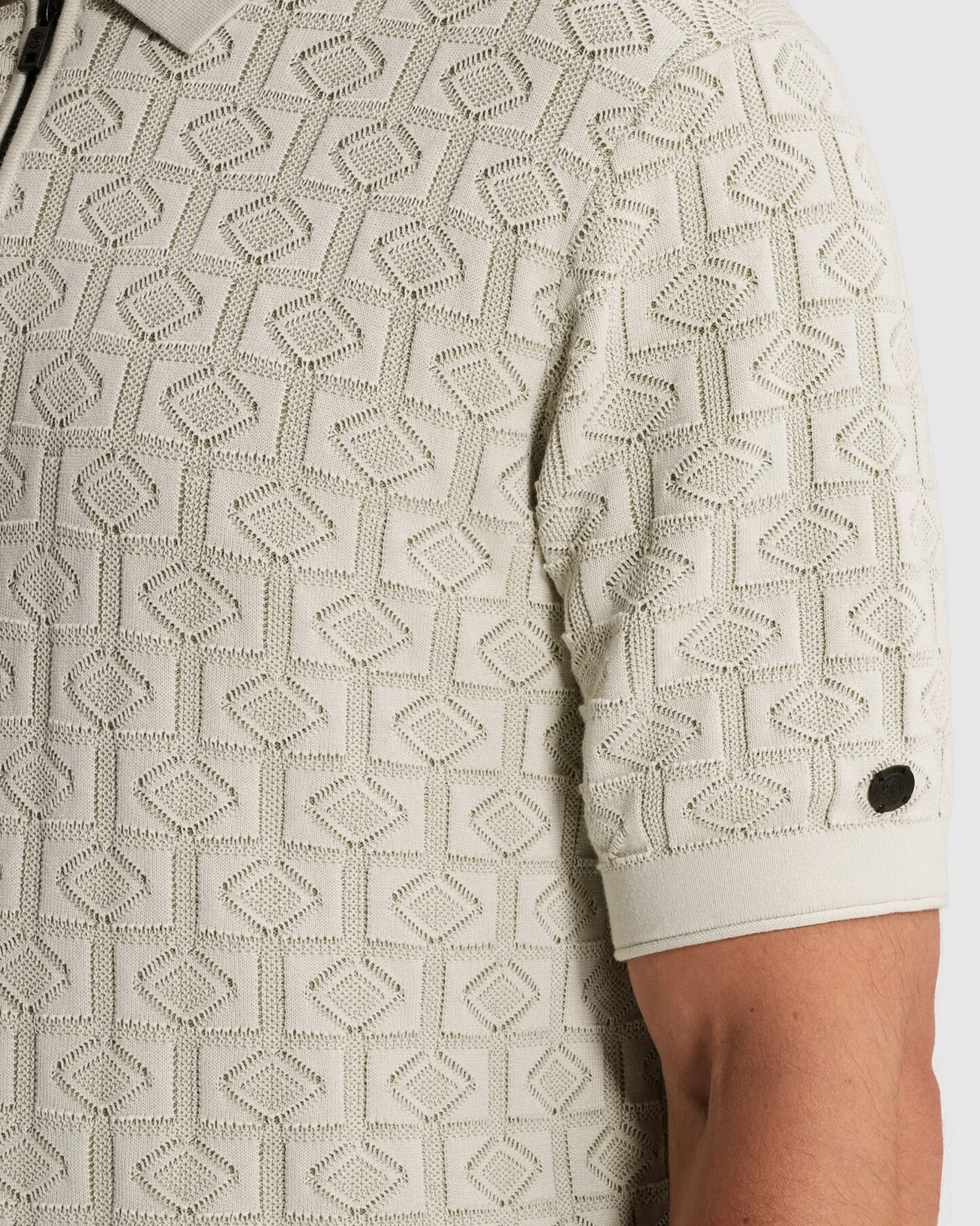 Cast Iron Polo Korte mouw Zilver 110379-001-L