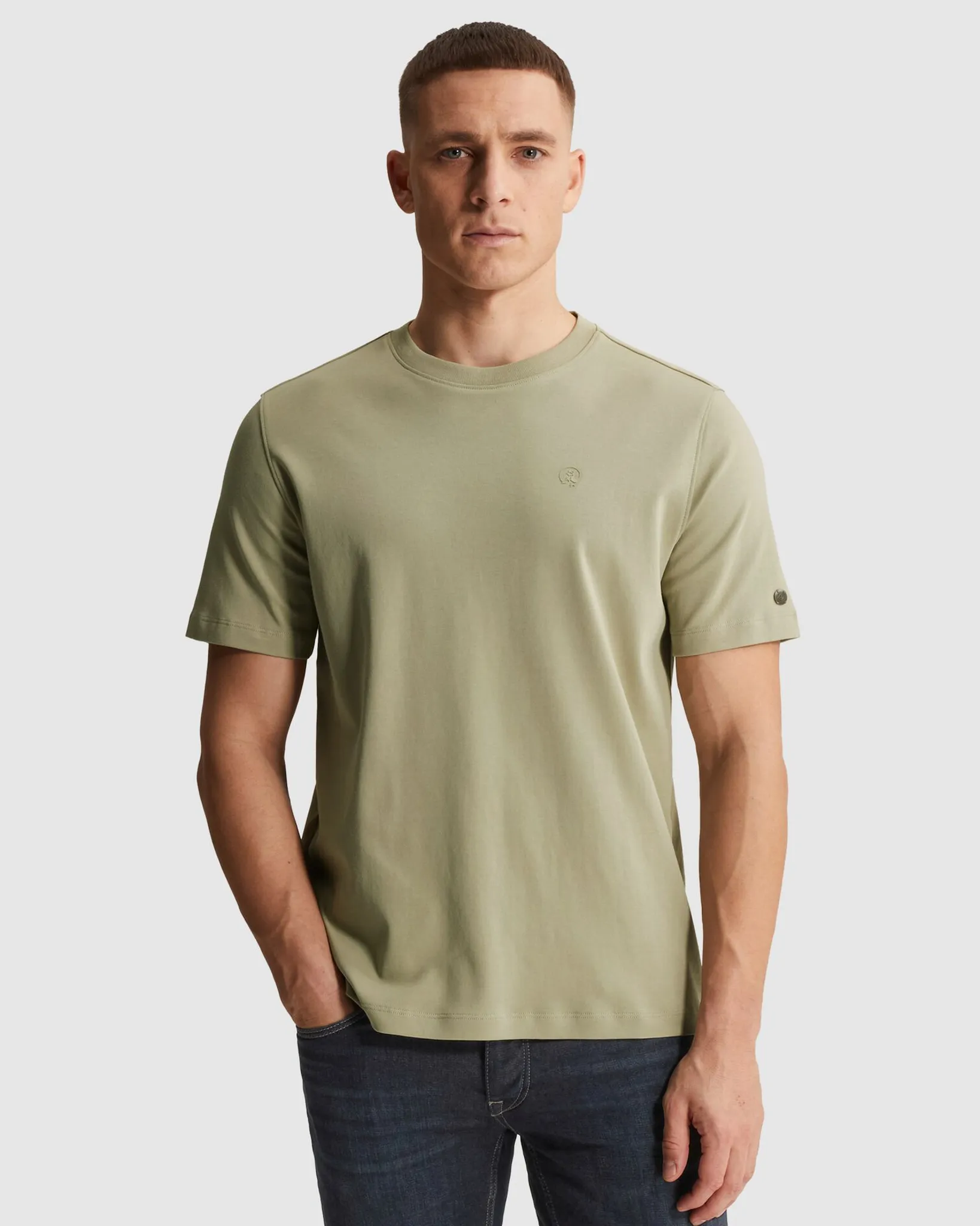 Cast Iron T-shirt Korte mouw Bruin 110380-001-L