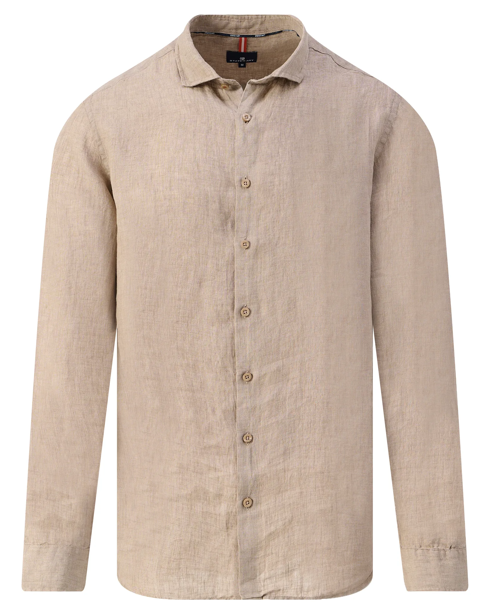 State of Art Casual Overhemd Beige 110390-001-4XL