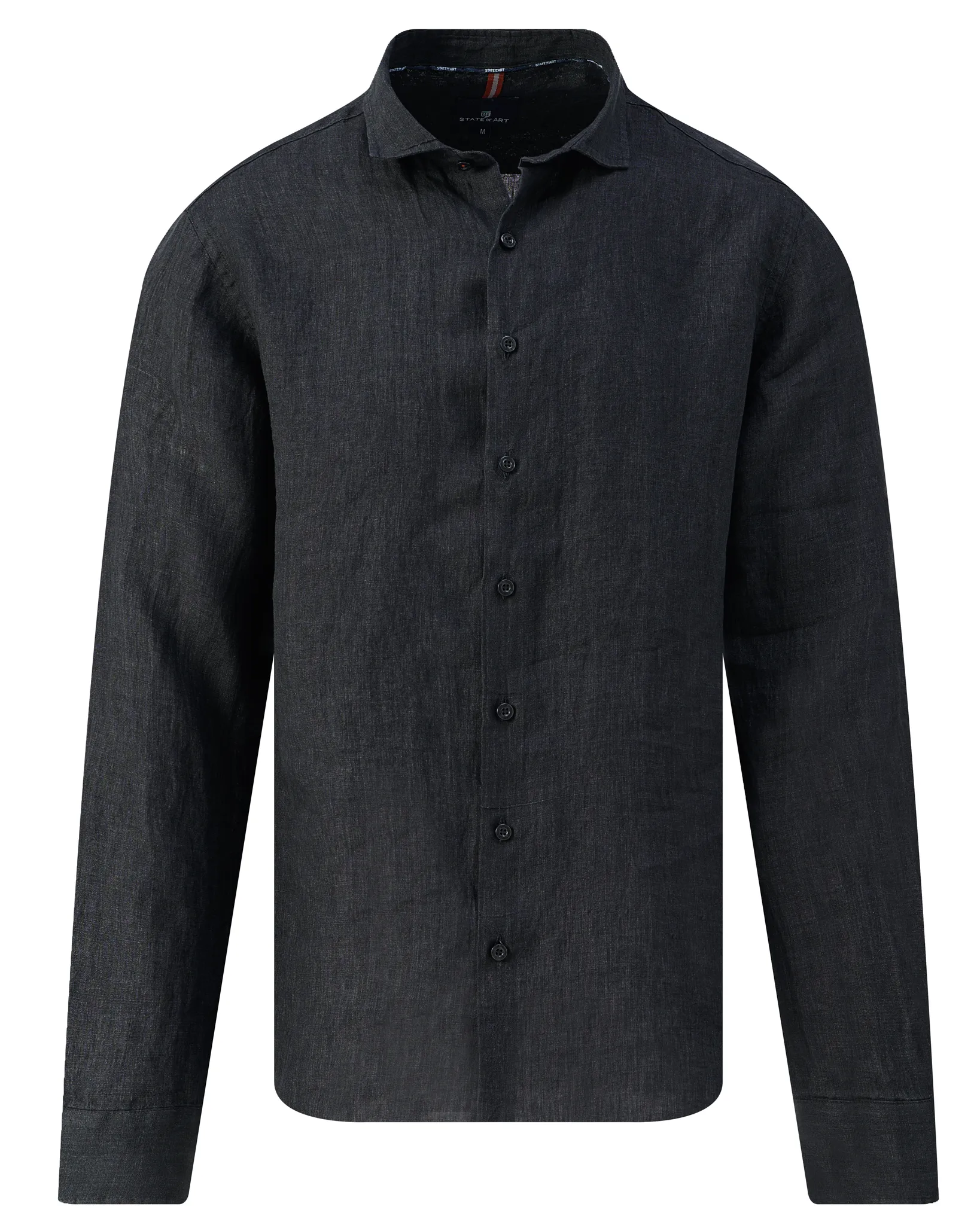 State of Art Casual Overhemd Zwart 110393-001-L