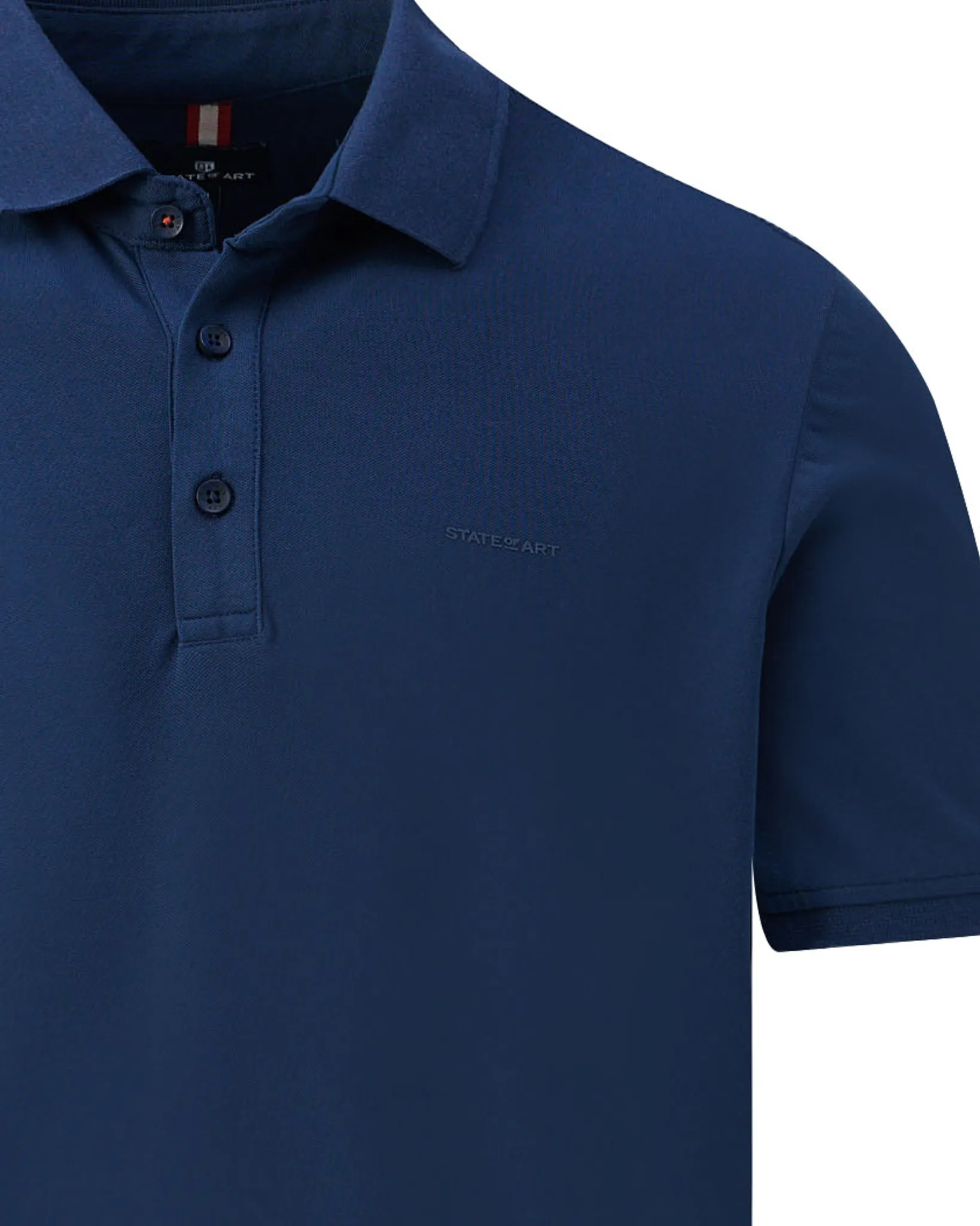 State of Art Polo Korte mouw Donker blauw 110401-001-4XL