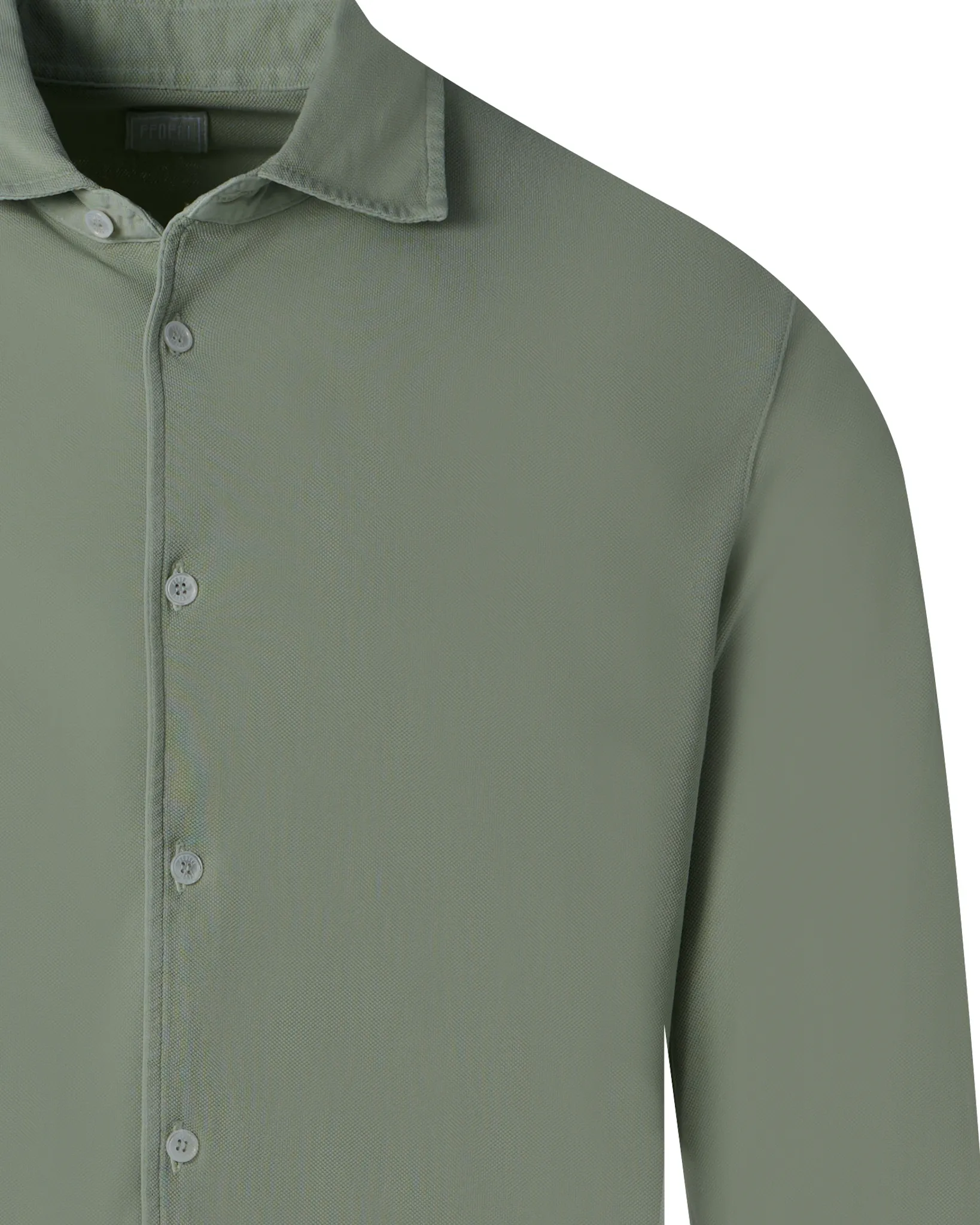 Fedeli Steve Casual Overhemd Licht groen 110432-001-52