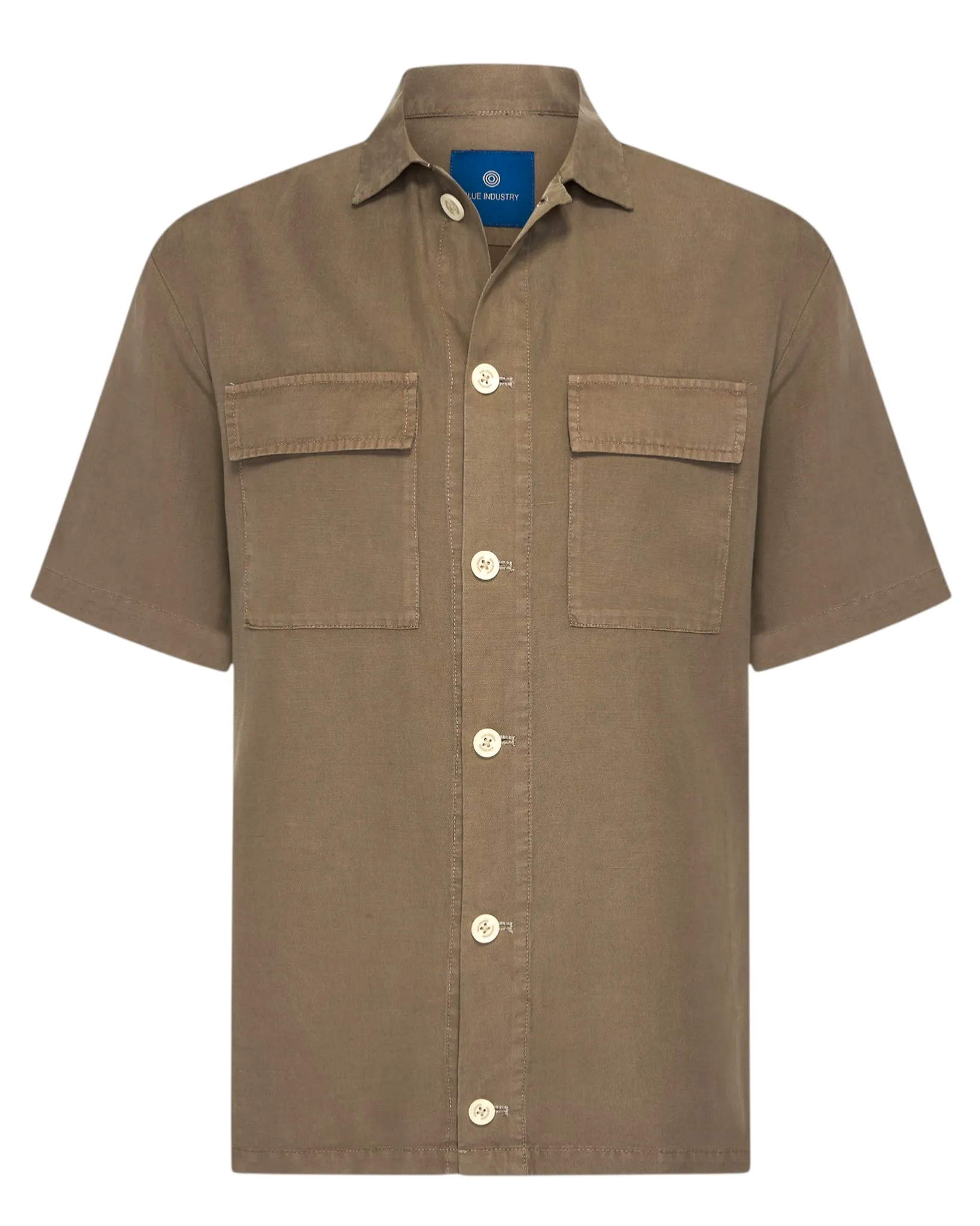 Blue Industry Overshirt Bruin 110457-001-L
