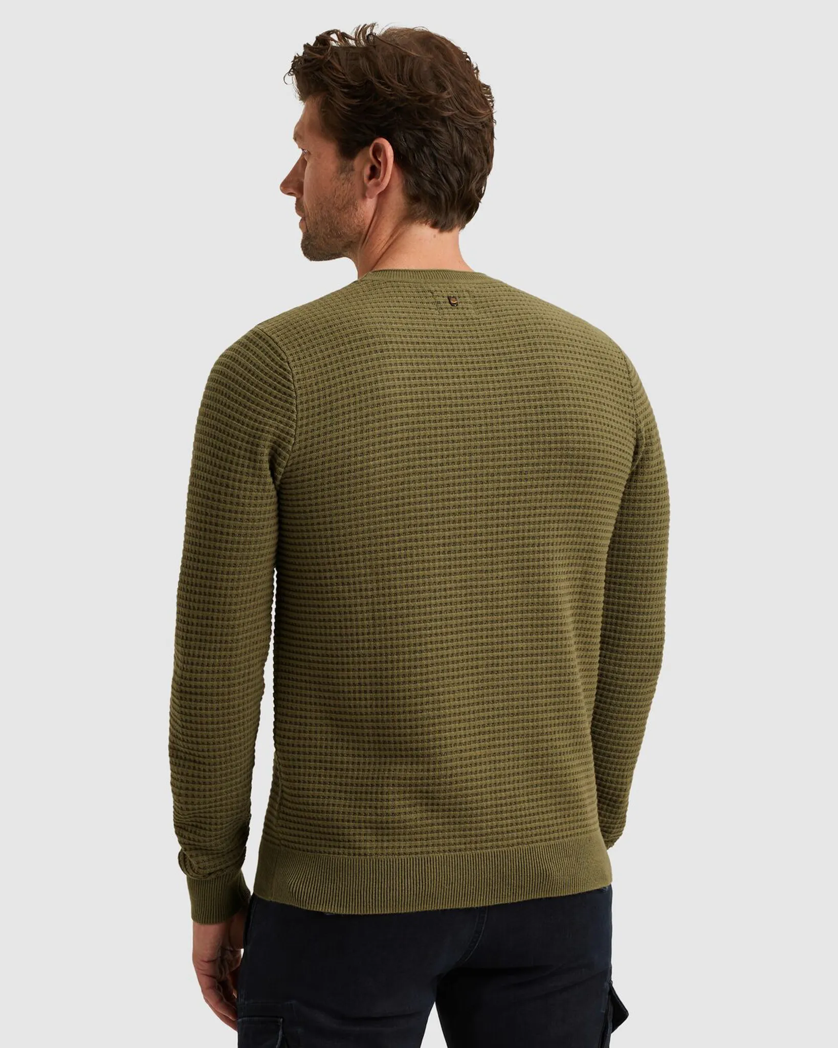 PME Legend Trui Ronde hals Groen 110471-001-XXL