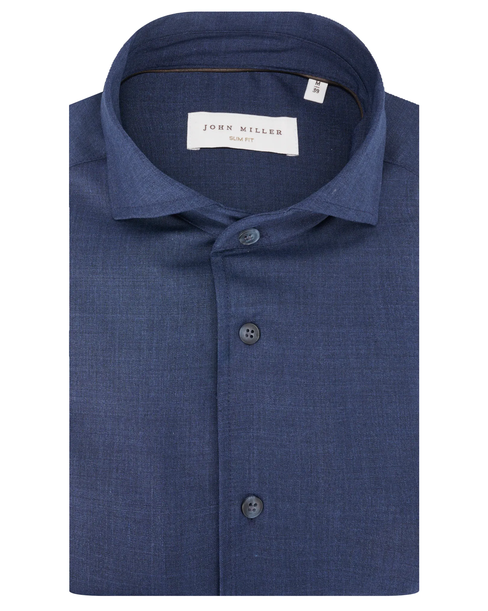 John Miller Overhemd Blauw 110504-001-38