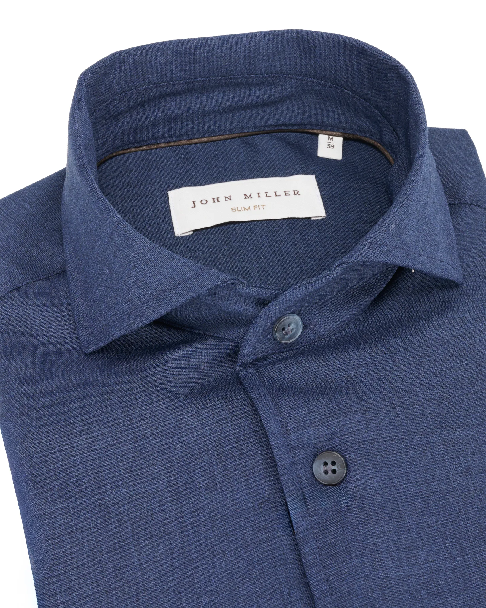 John Miller Overhemd Blauw 110504-001-38