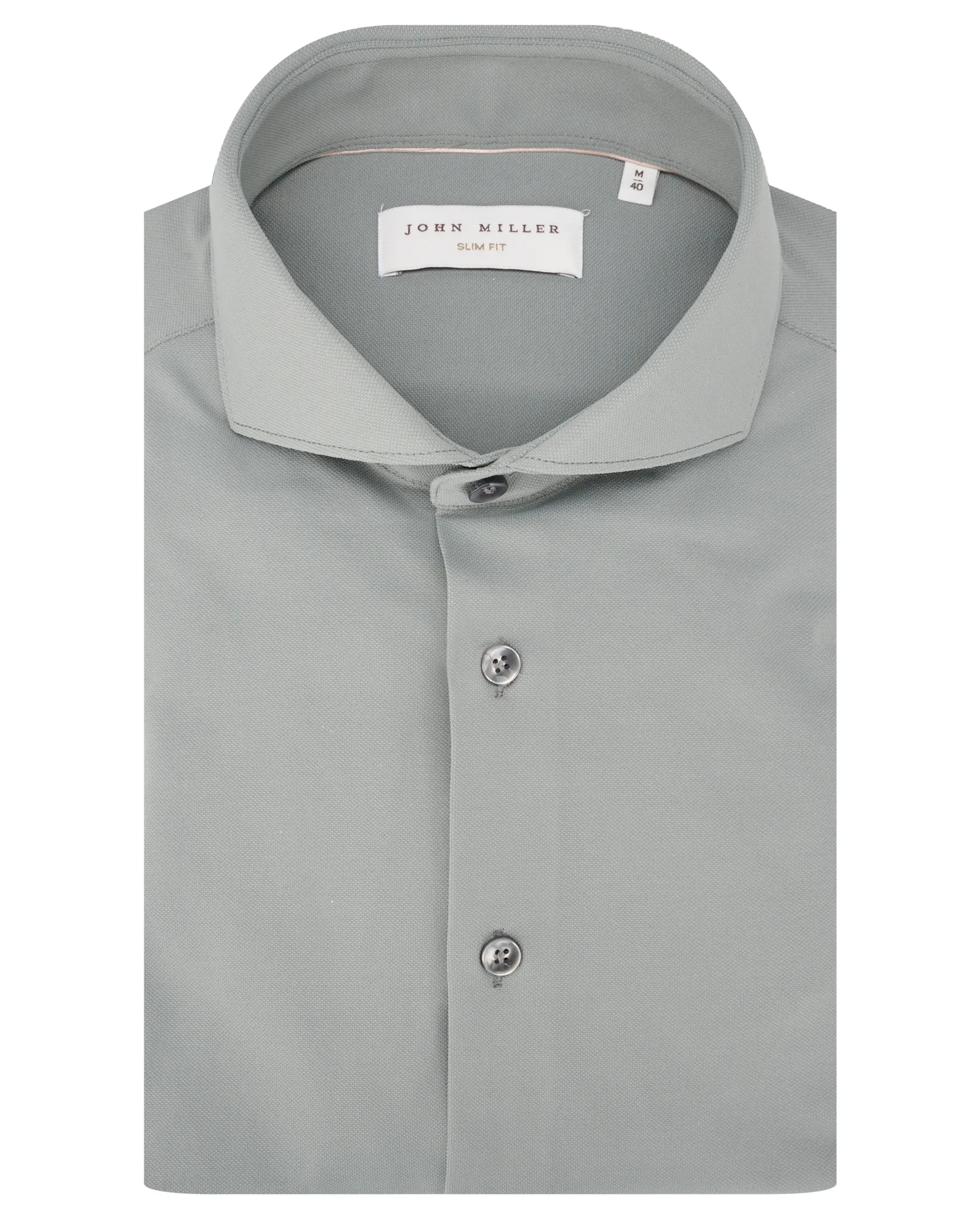 John Miller Hyperstretch Overhemd Grijs 110511-001-41