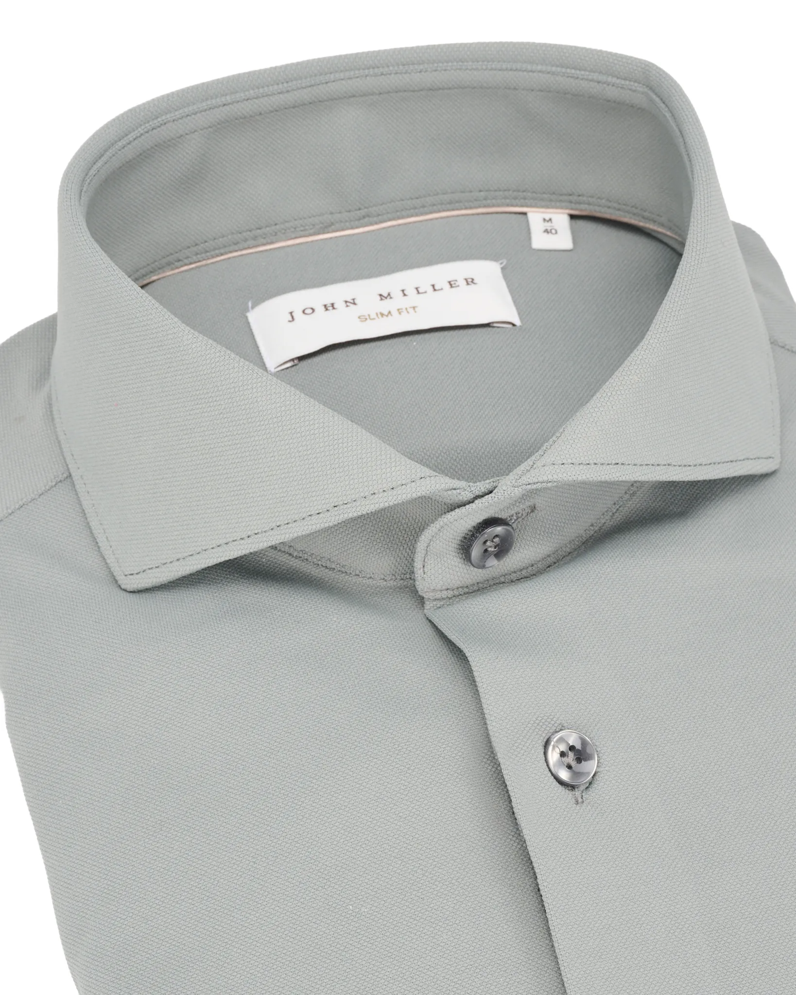 John Miller Hyperstretch Overhemd Grijs 110511-001-41