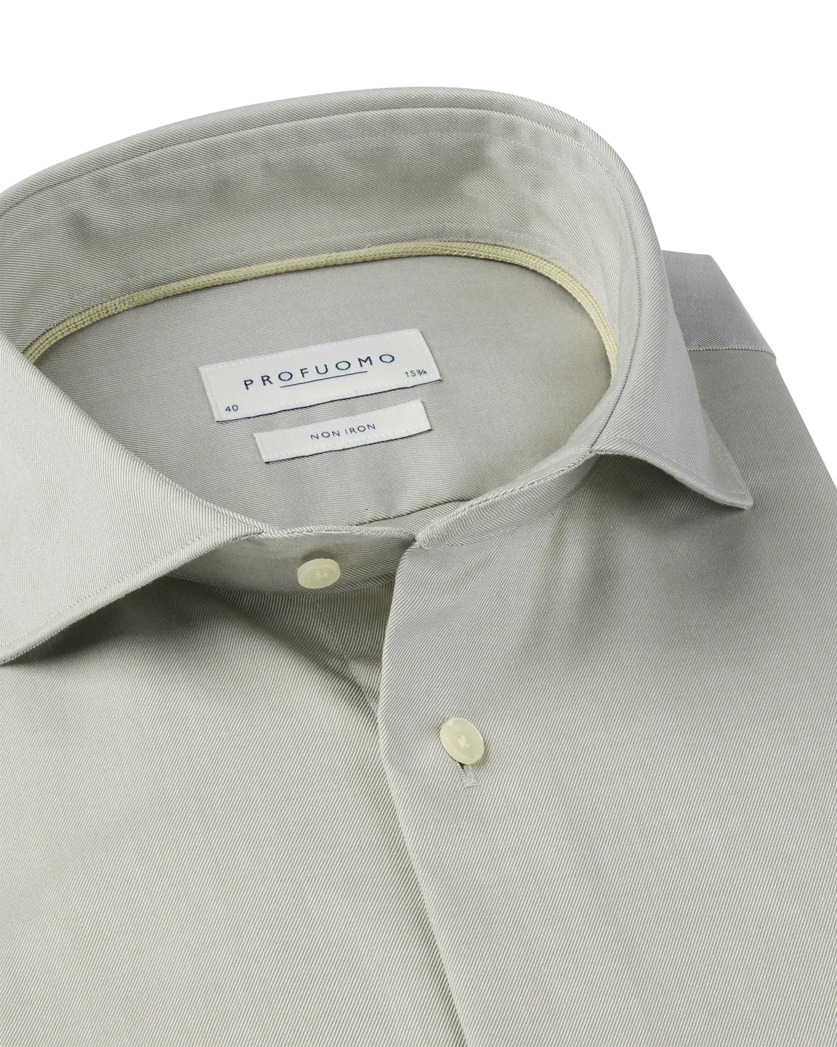 Profuomo Overhemd Regular Fit Groen 110520-001-40