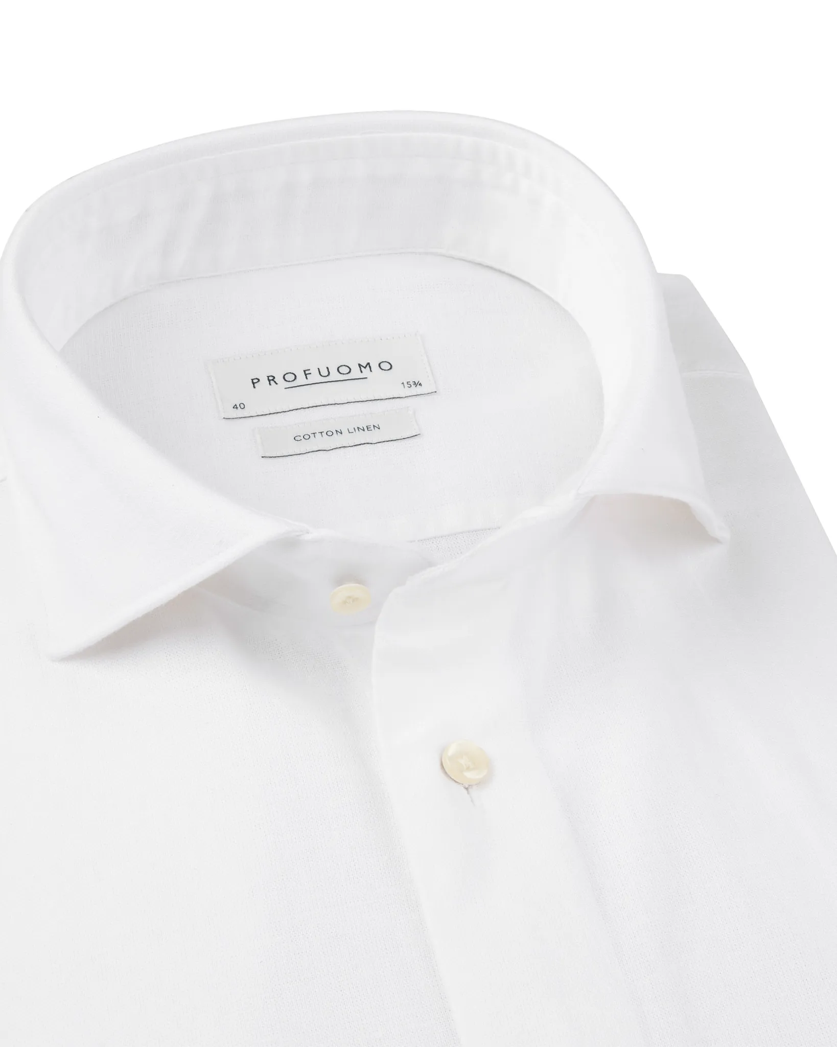 Profuomo Overhemd Regular Fit Wit 110521-001-40