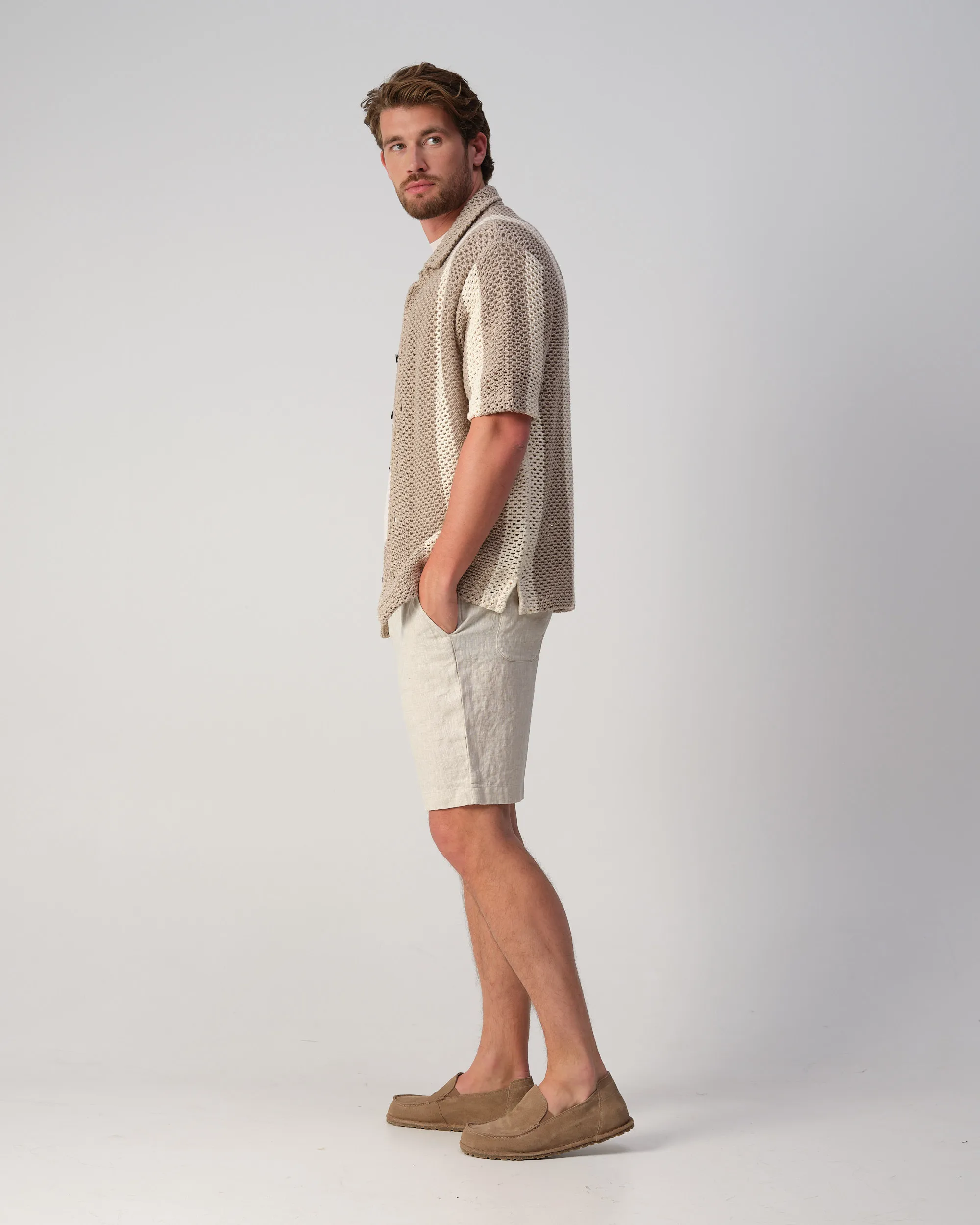 Blue Industry Short Ecru 110578-001-L