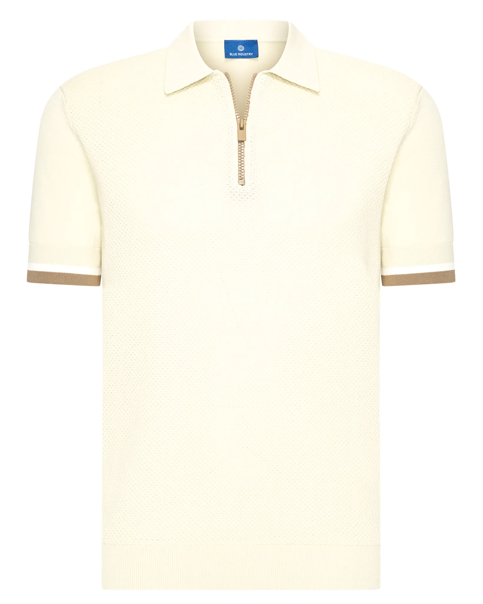 Blue Industry Polo Ecru 110617-001-L