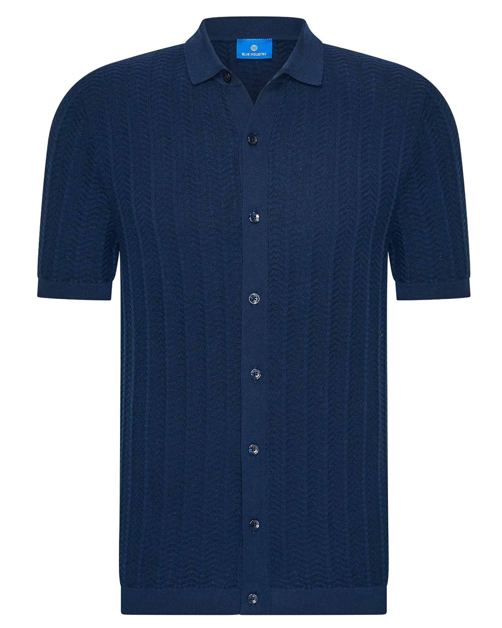 Blue Industry Polo Donker blauw 110619-001-L