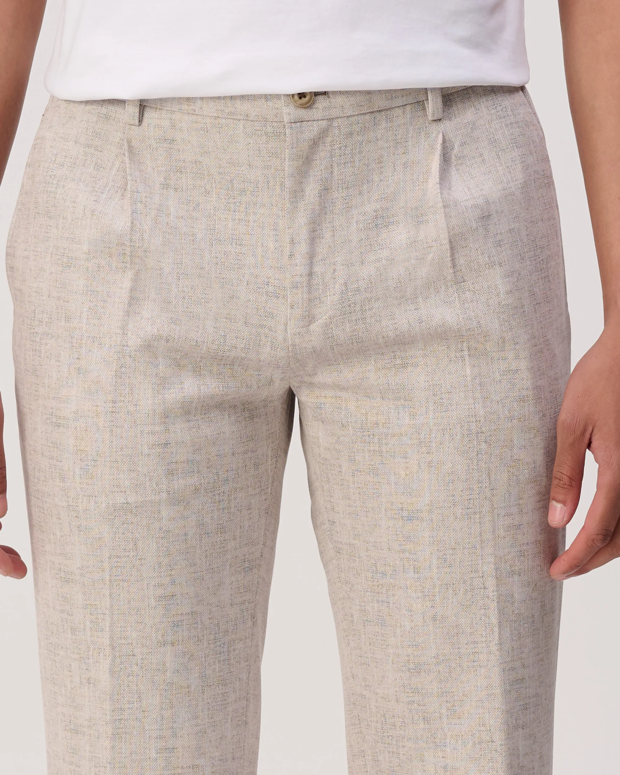 Blue Industry Mix & Match Pantalon Ecru 110634-001-48