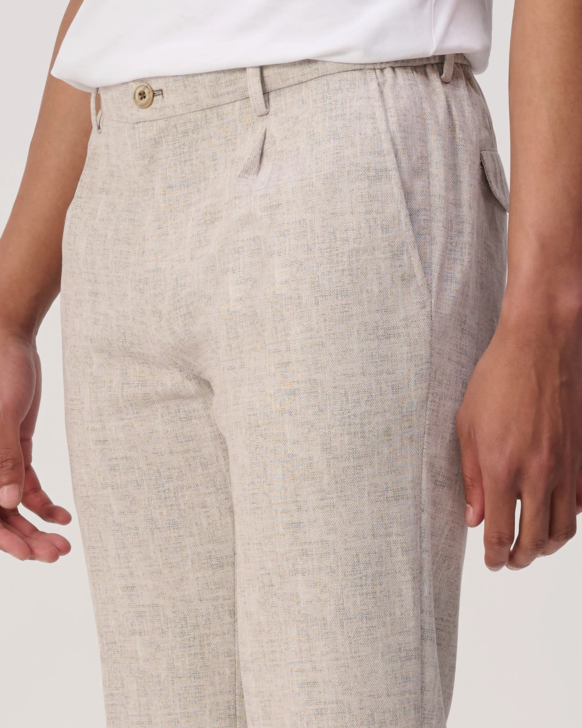 Blue Industry Mix & Match Pantalon Ecru 110634-001-48