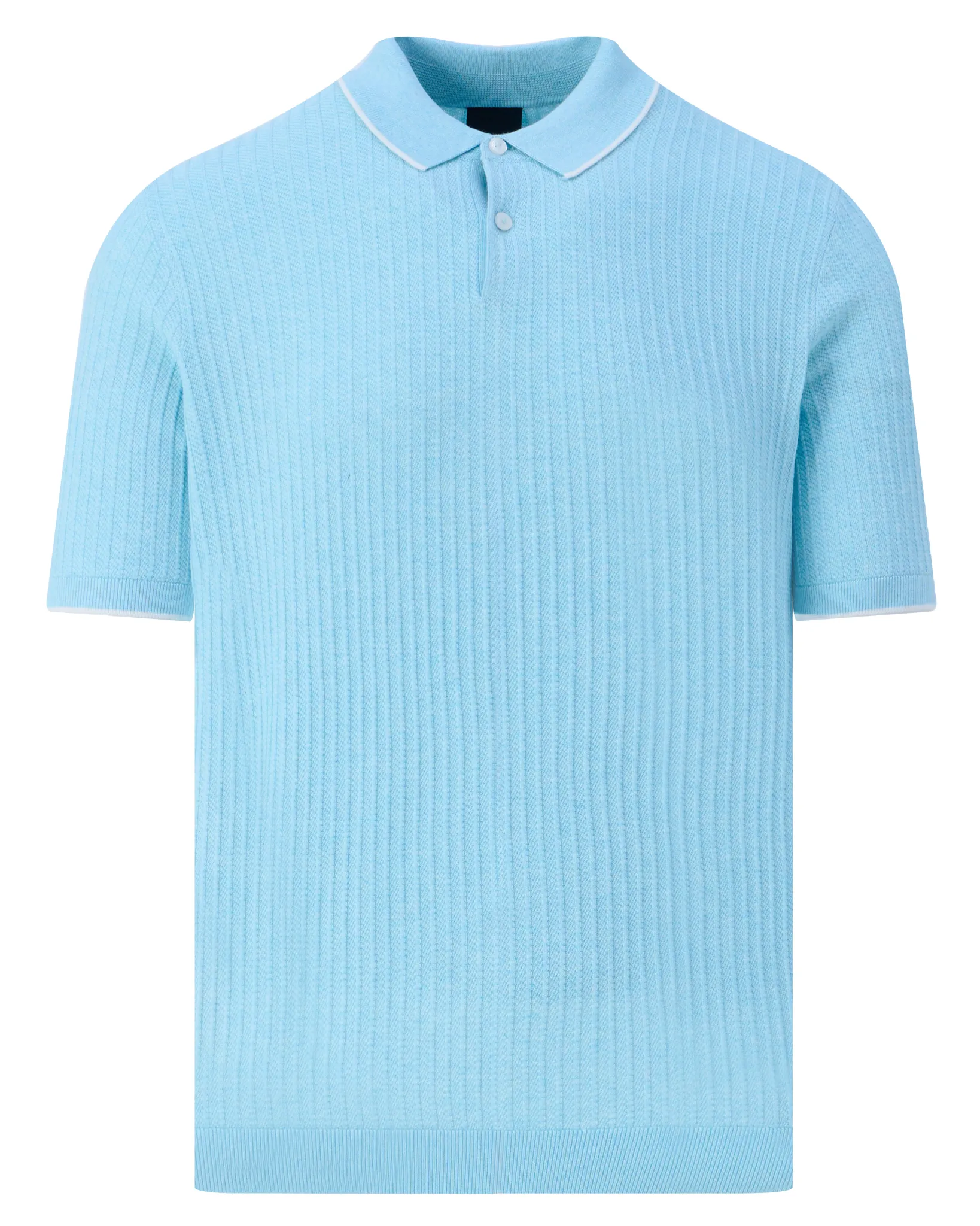 Bugatti clothing Polo Korte mouw Blauw 110650-001-L