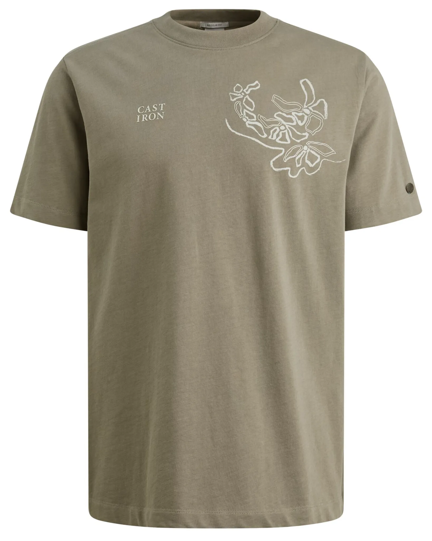 Cast Iron T-shirt  Groen 110670-001-L