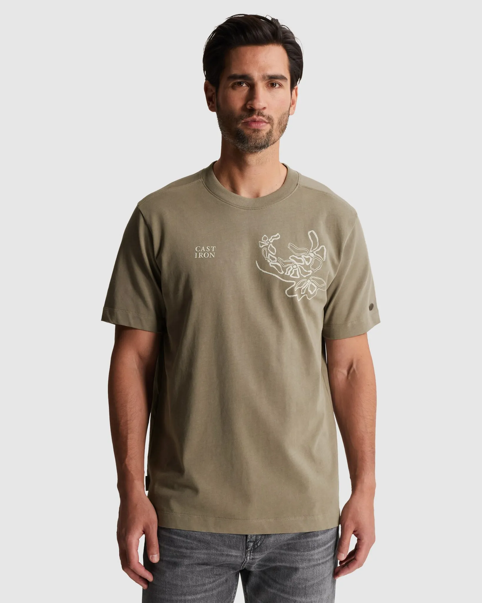 Cast Iron T-shirt  Groen 110670-001-L