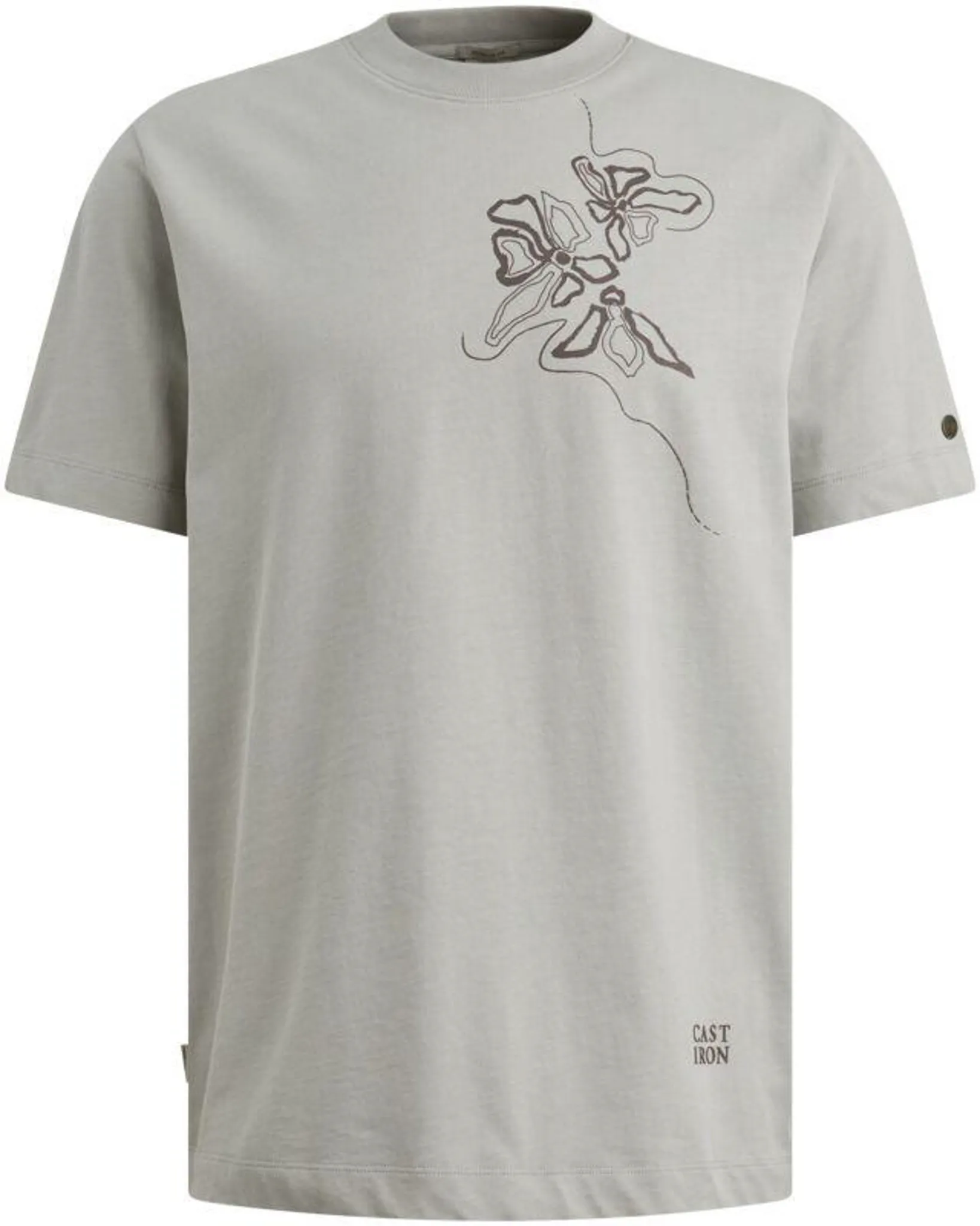 Cast Iron T-shirt Grijs 110671-001-L