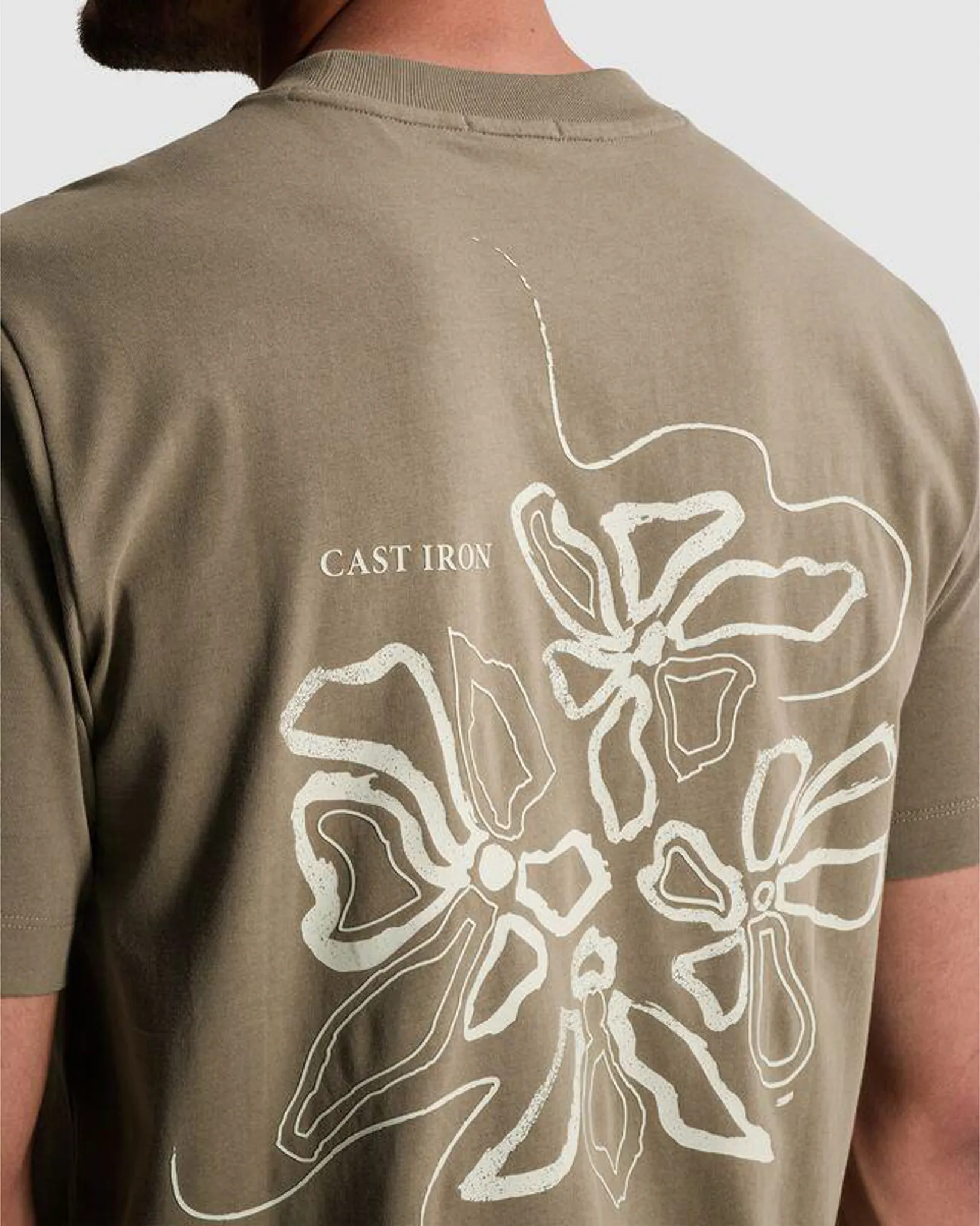 Cast Iron T-shirt  Groen 110672-001-L