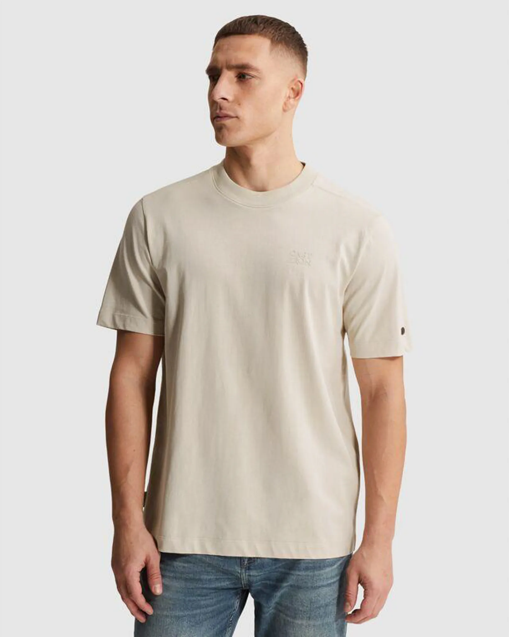 Cast Iron T-shirt Zilver 110673-001-L