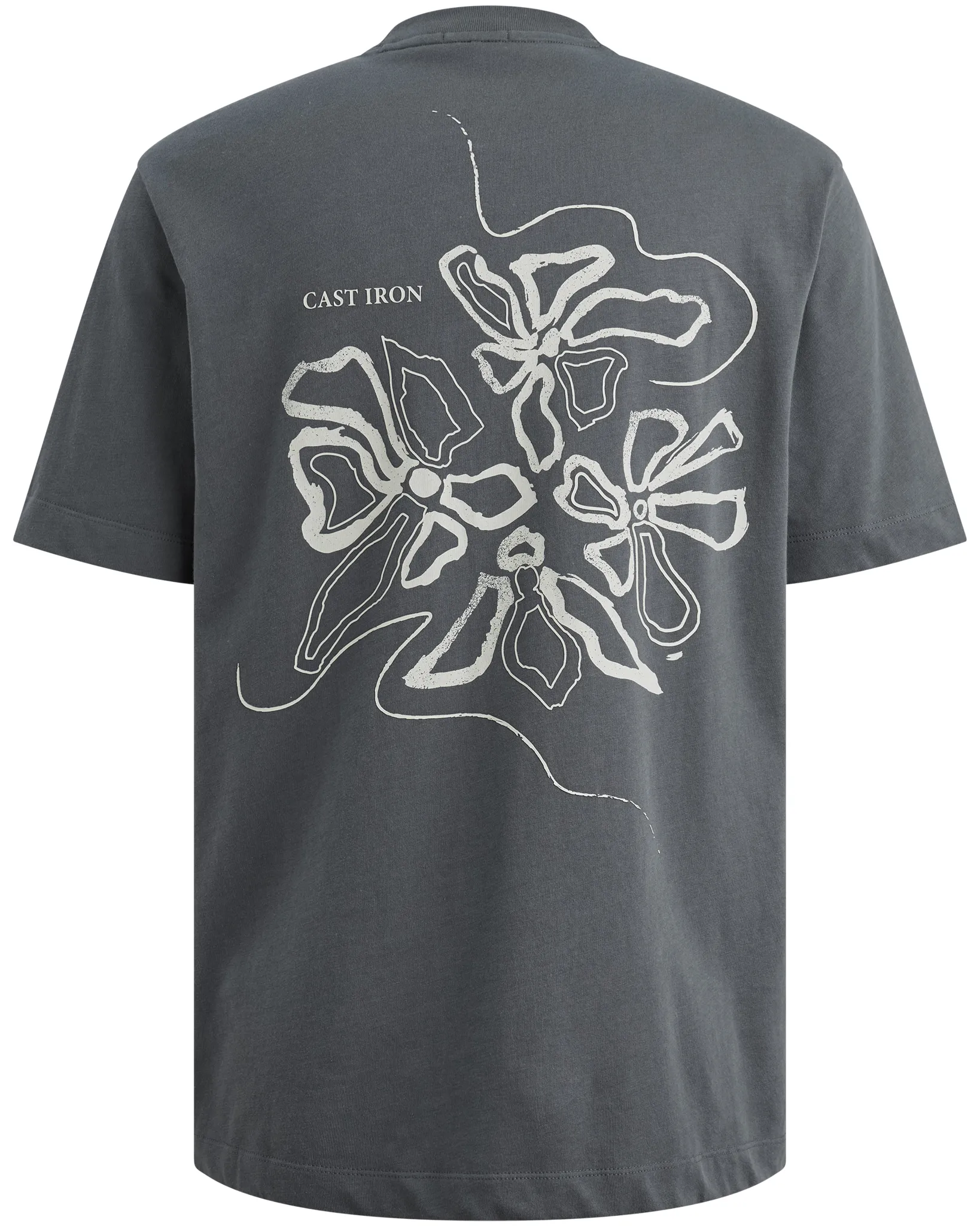 Cast Iron T-shirt Grijs 110674-001-L