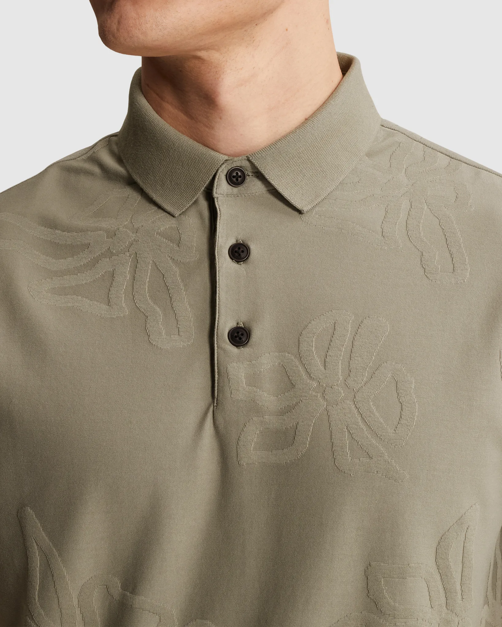 Cast Iron Polo  Groen 110675-001-L