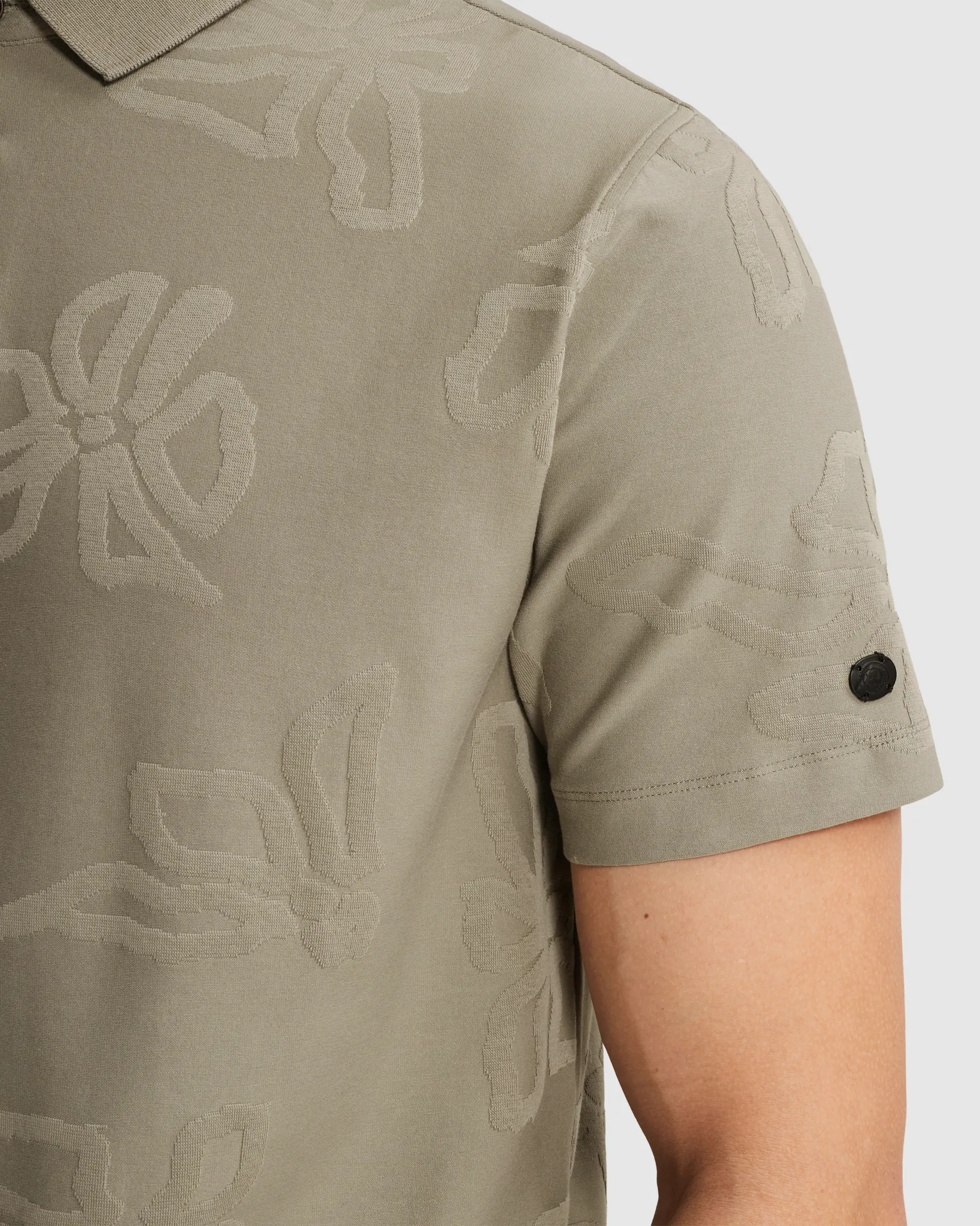 Cast Iron Polo  Groen 110675-001-L