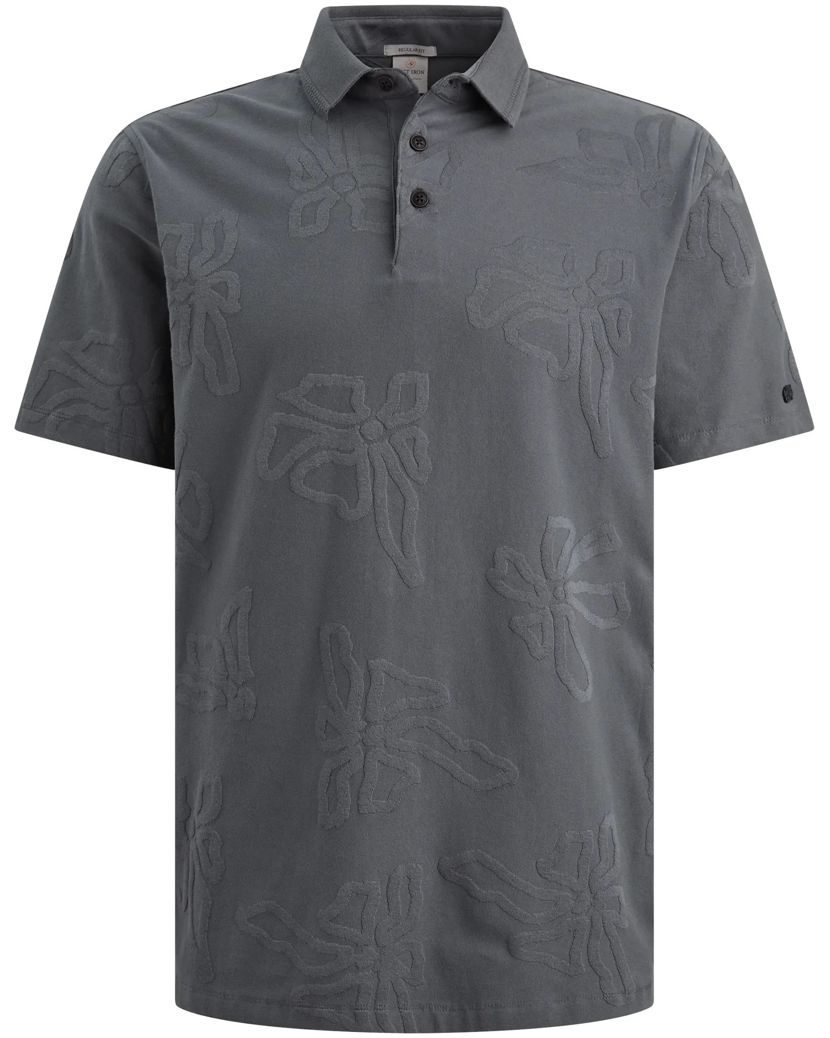 Cast Iron Polo Grijs 110676-001-L