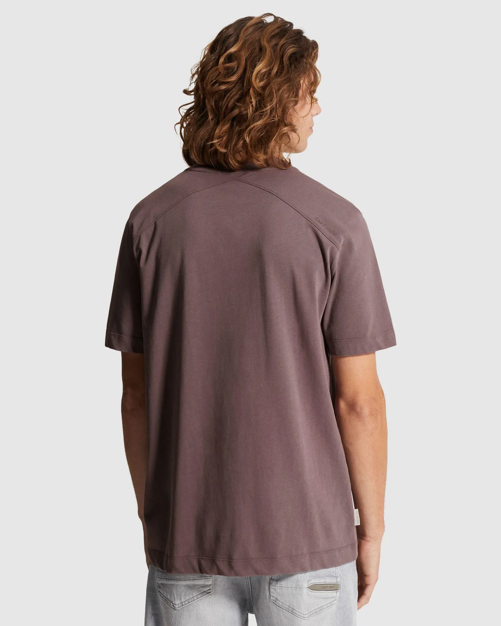 Cast Iron T-shirt Paars 110678-001-L