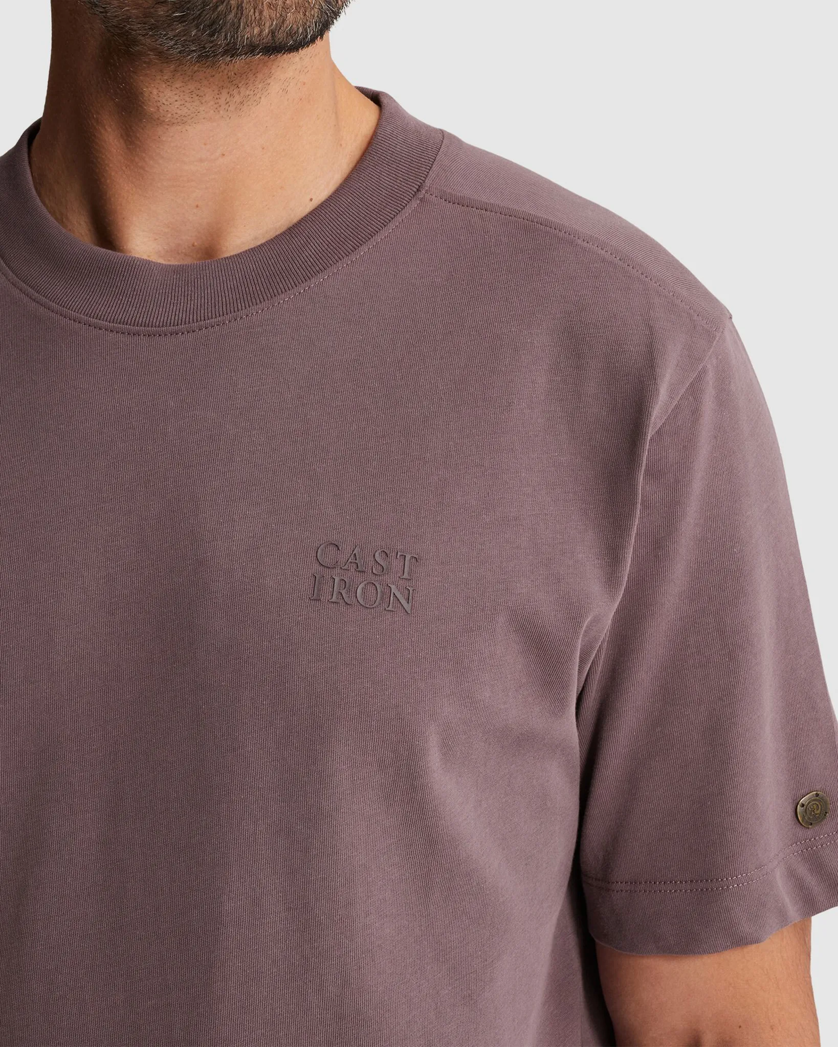 Cast Iron T-shirt  Paars 110680-001-L