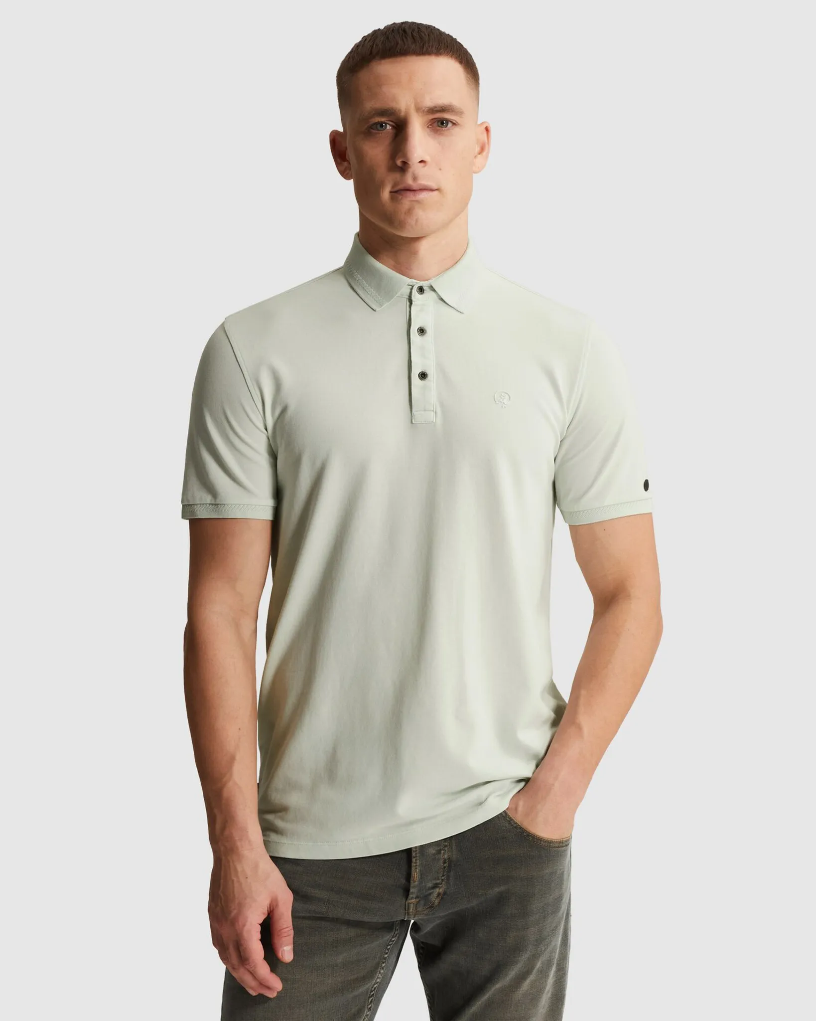 Cast Iron Polo  Blauw 110682-001-L