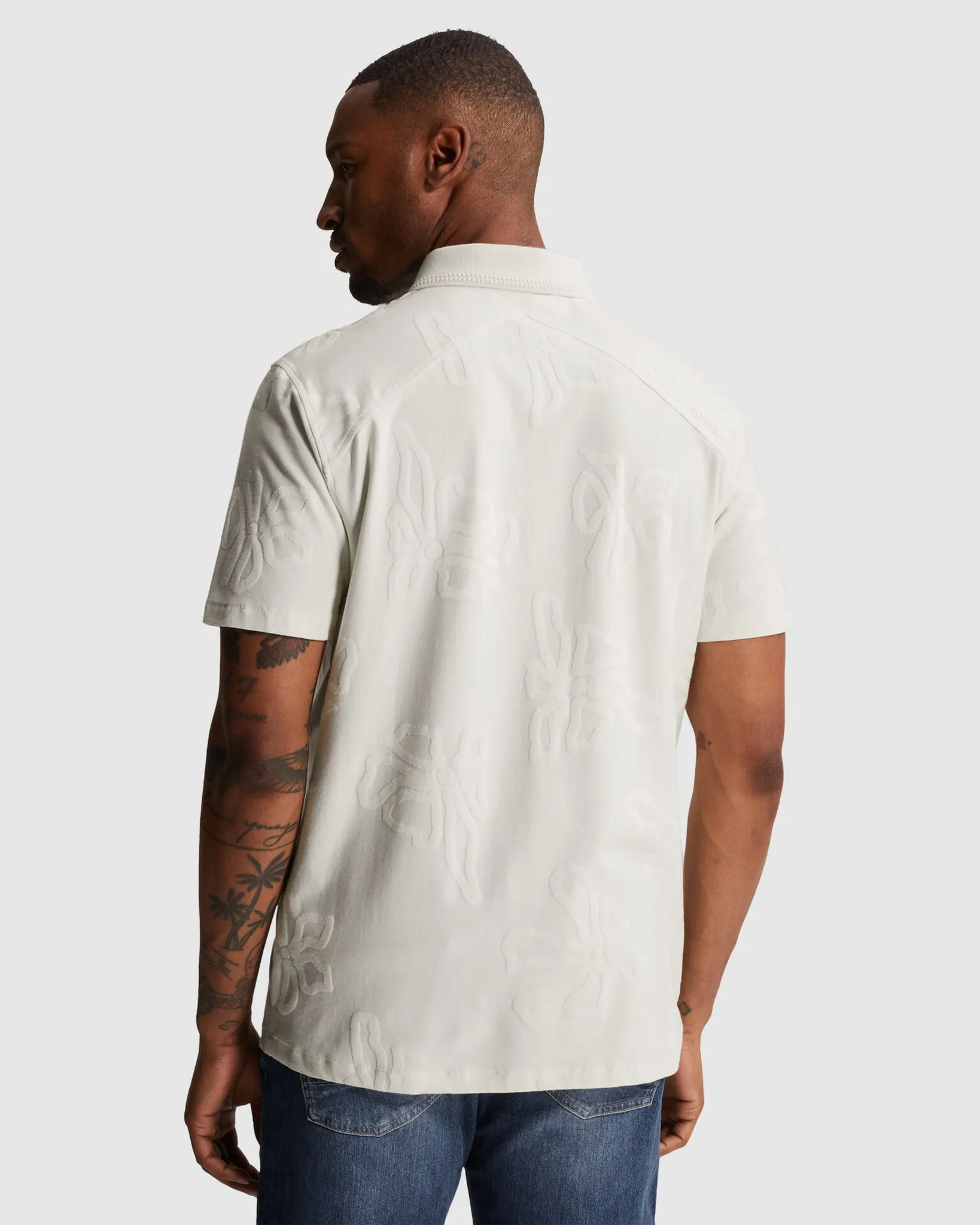 Cast Iron Polo  Blauw 110683-001-L