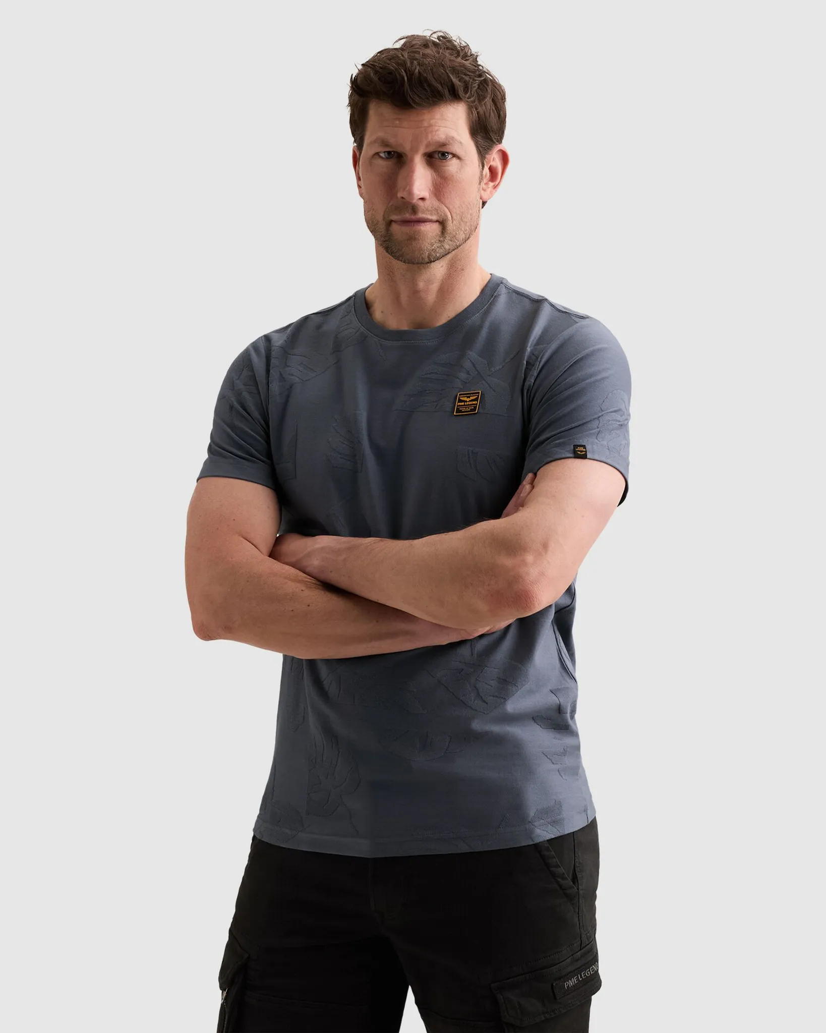 PME Legend T-shirt  Blauw 110689-001-L