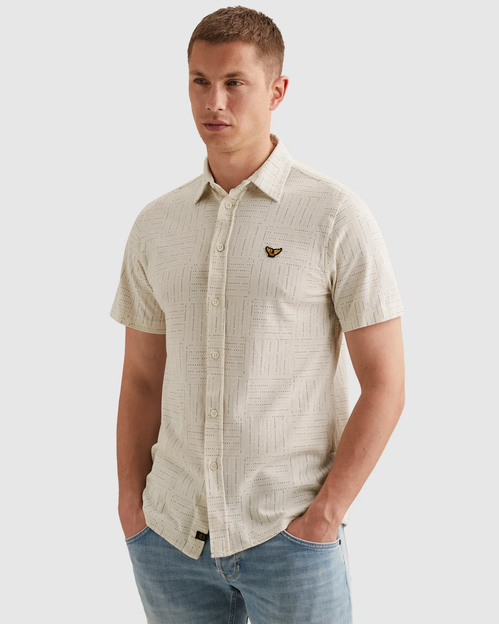PME Legend Casual Overhemd Wit 110691-001-L