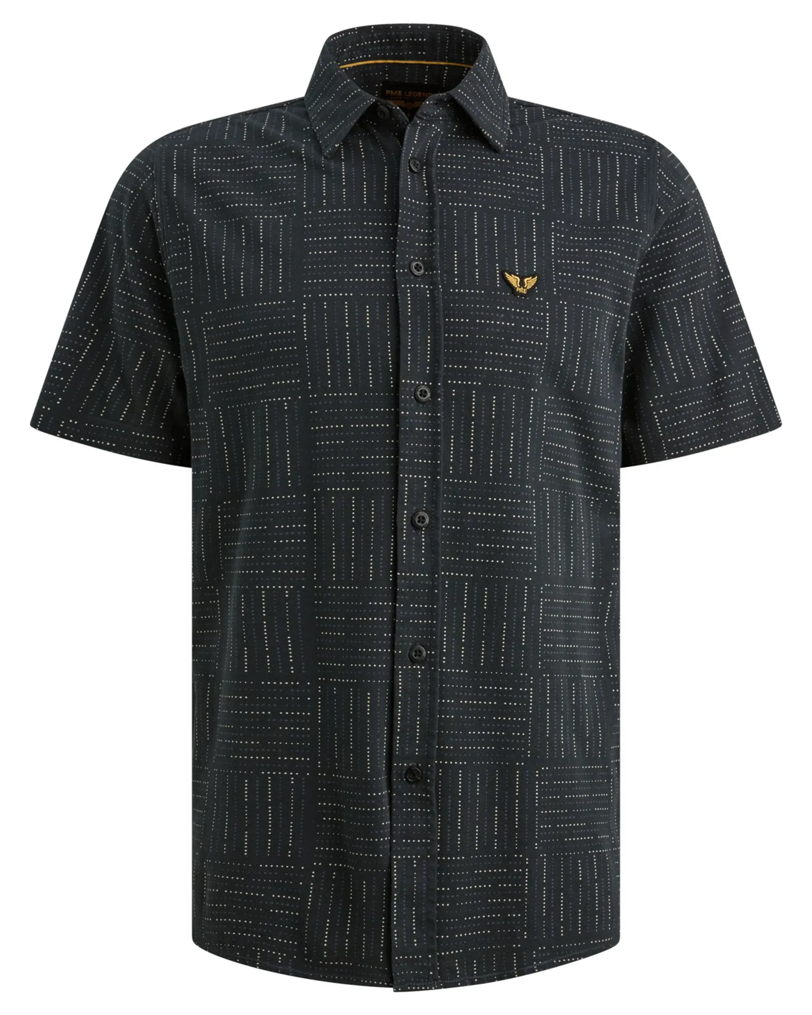PME Legend Casual Overhemd Blauw 110692-001-L