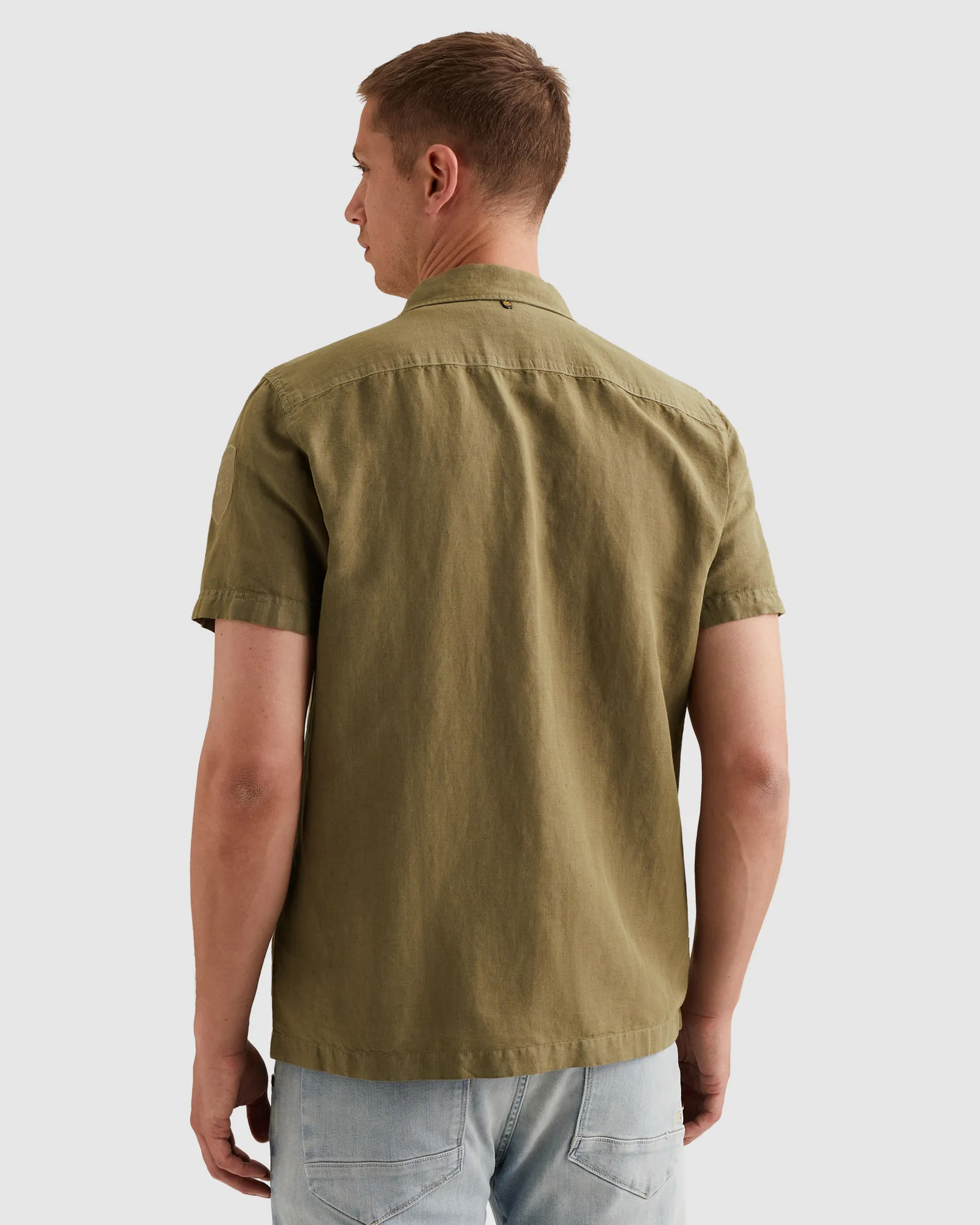 PME Legend Casual Overhemd Groen 110693-001-L