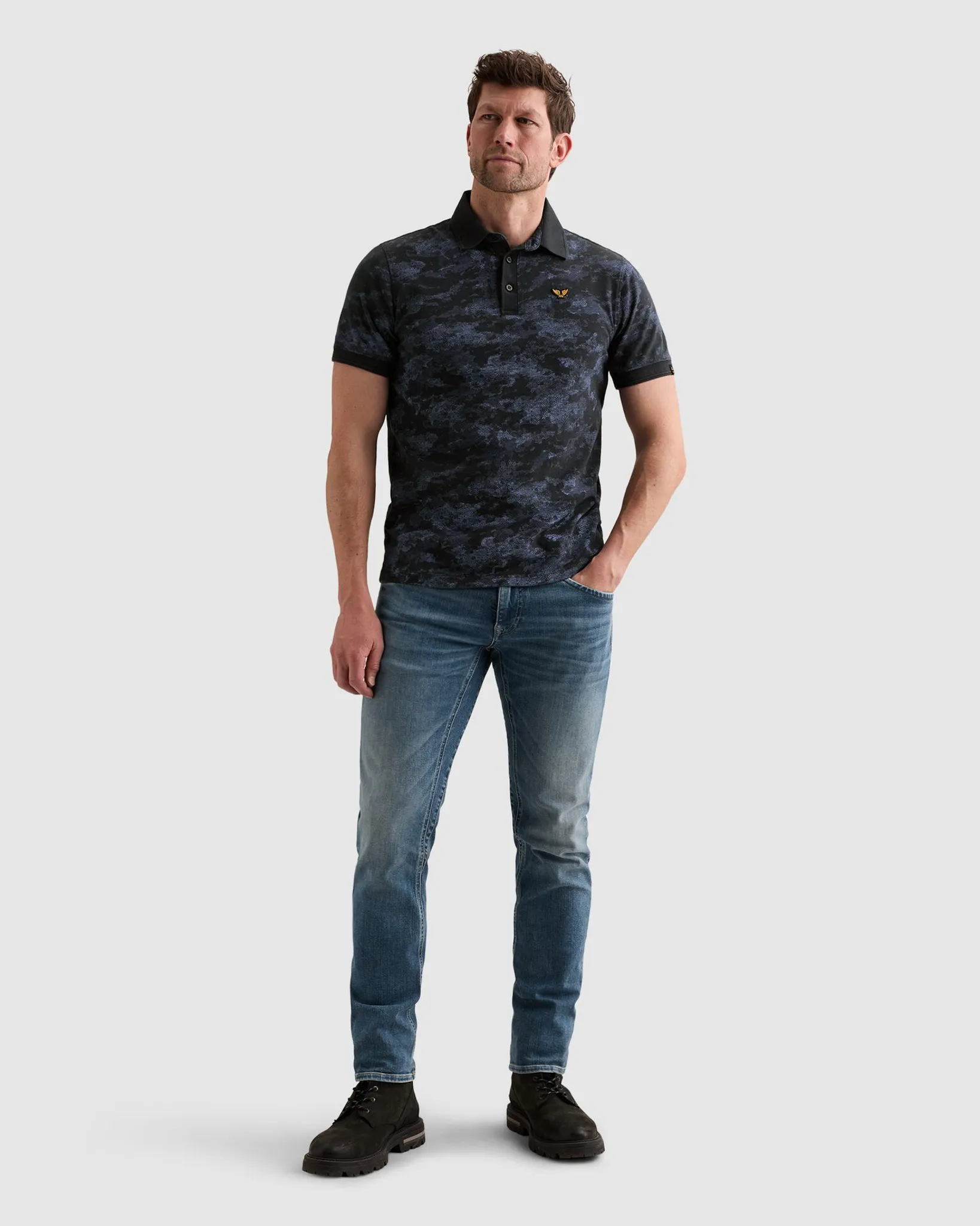 PME Legend Polo  Blauw 110695-001-L