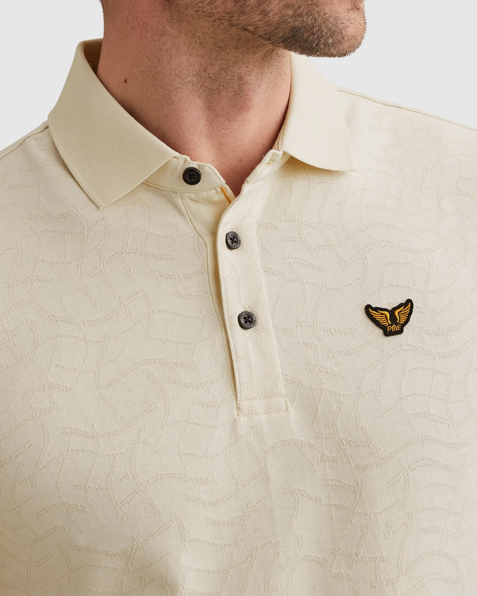 PME Legend Polo  Wit 110697-001-L