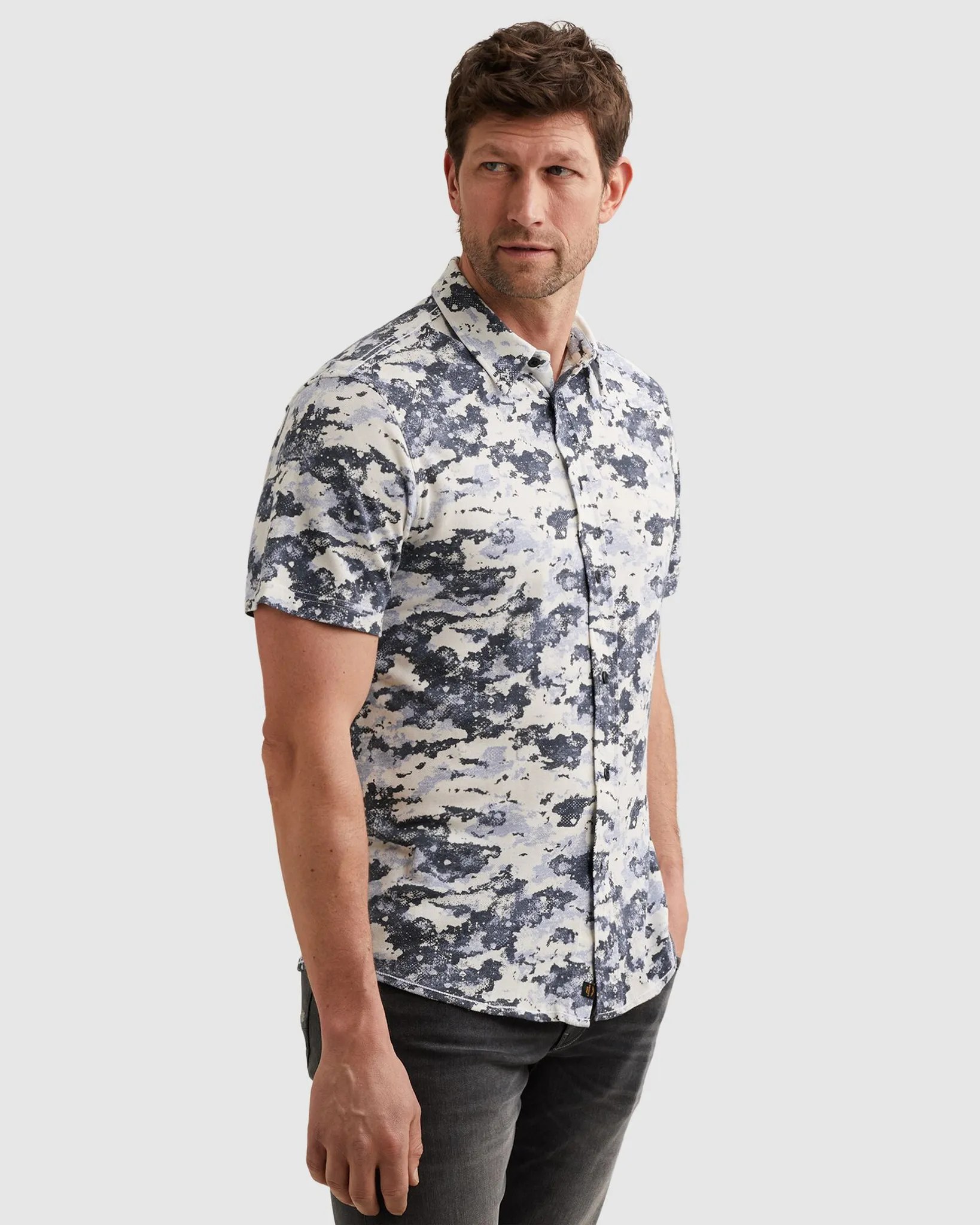 PME Legend Casual Overhemd Blauw 110702-001-L